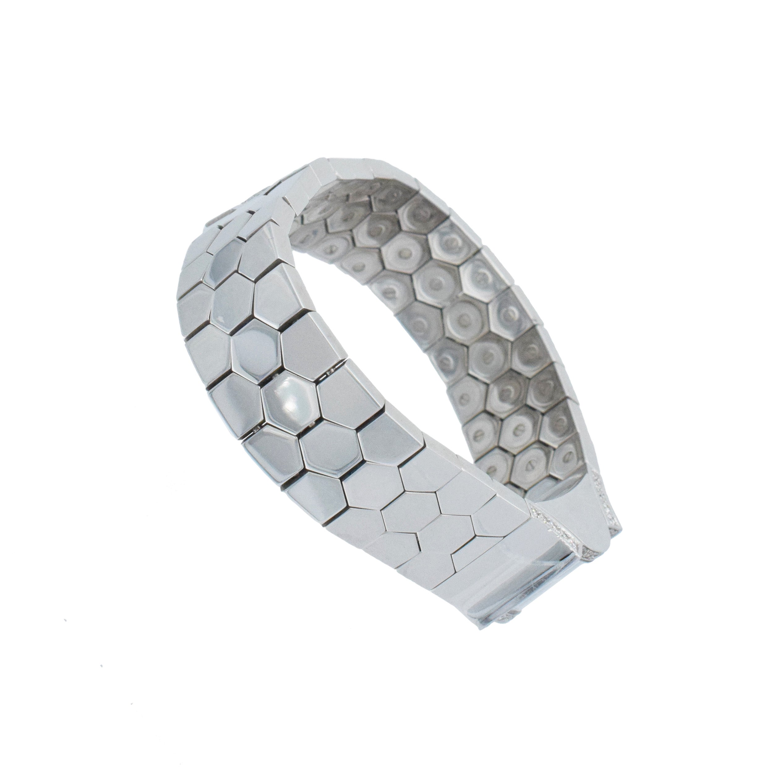 Van Cleef & Arpels Ludo Swann Watch In 18k White Gold With Diamond Accents