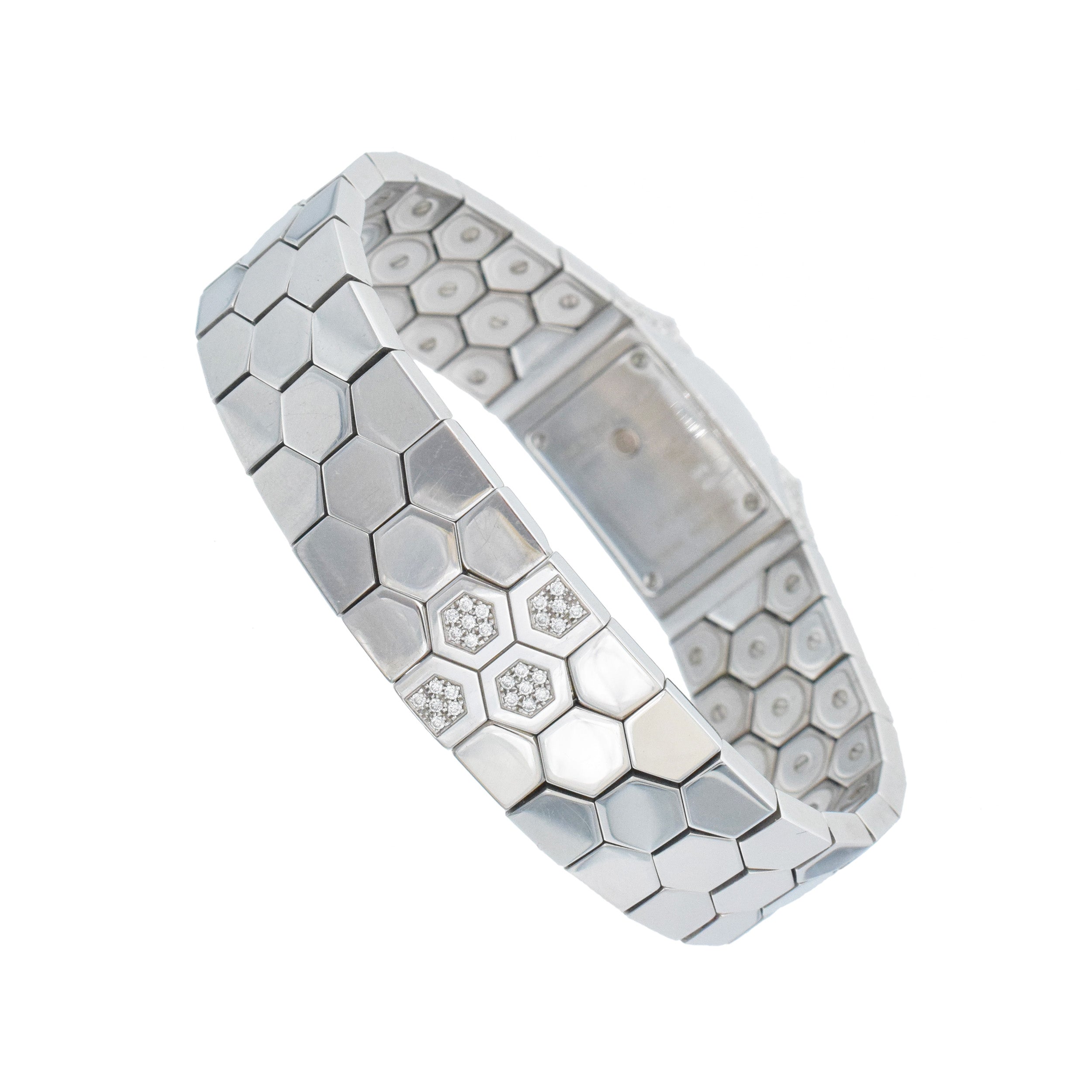 Van Cleef & Arpels Ludo Swann Watch In 18k White Gold With Diamond Accents