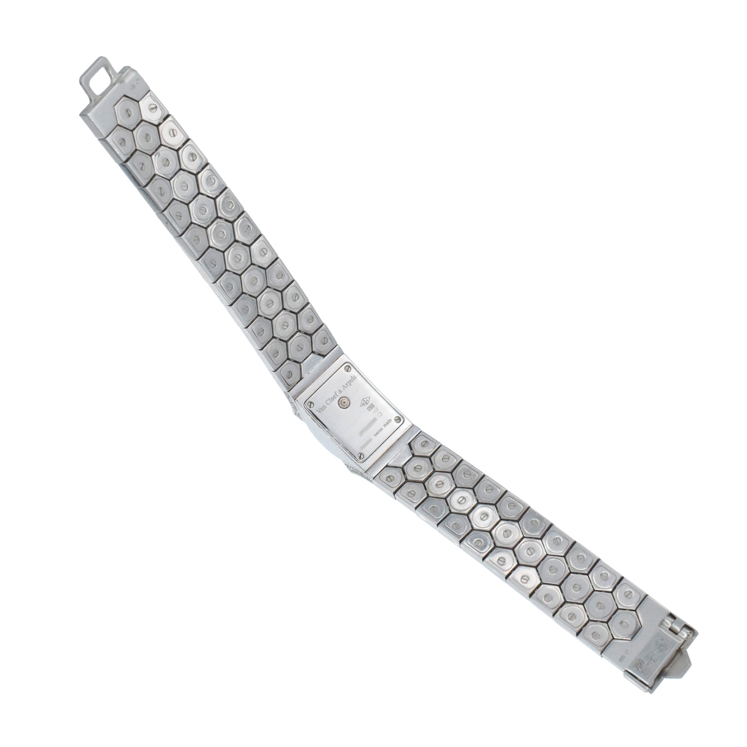 Van Cleef & Arpels Ludo Swann Watch In 18k White Gold With Diamond Accents