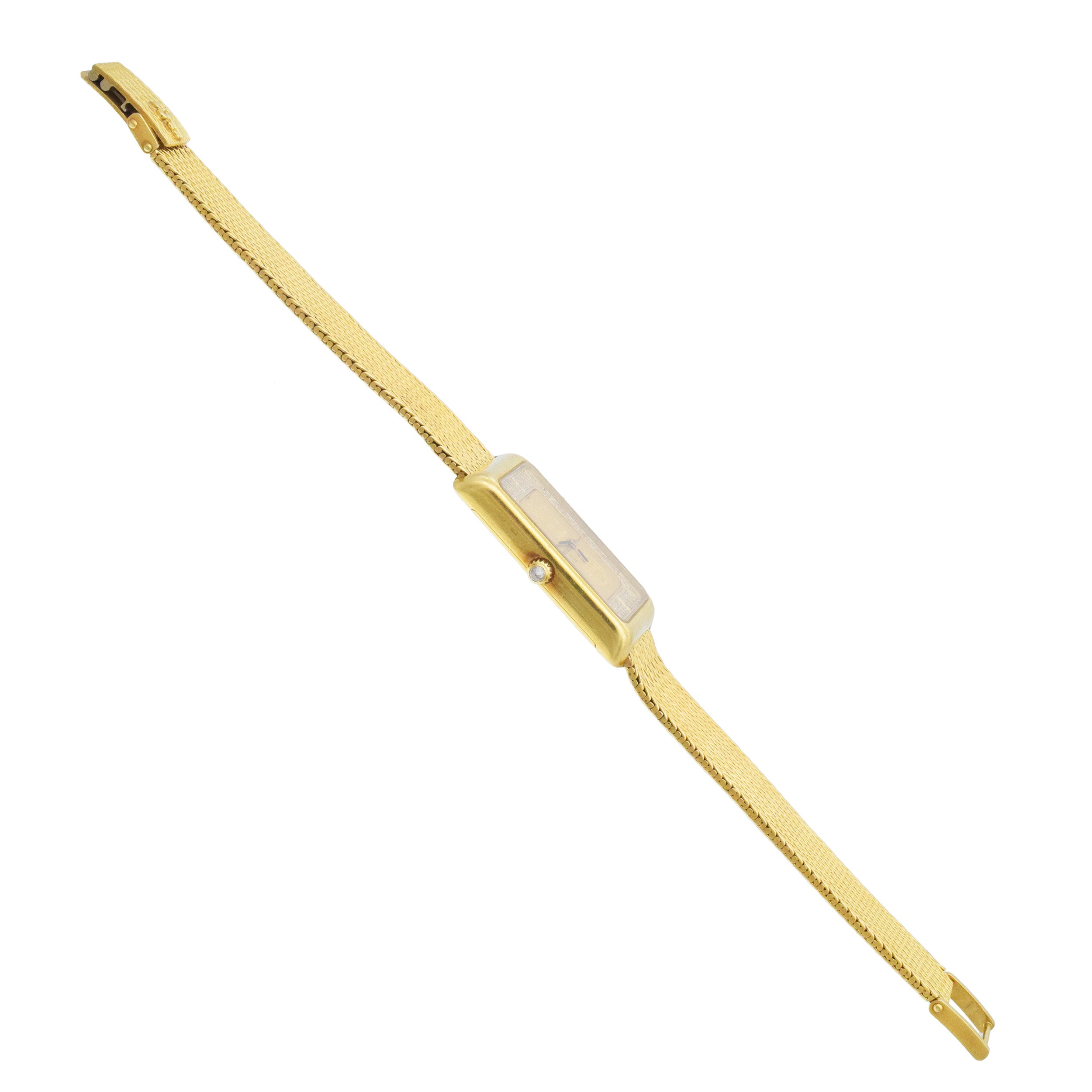 Corum Union Bank Of Switzerland Gold Bar Wrist Watch In 18k Yellow Gold