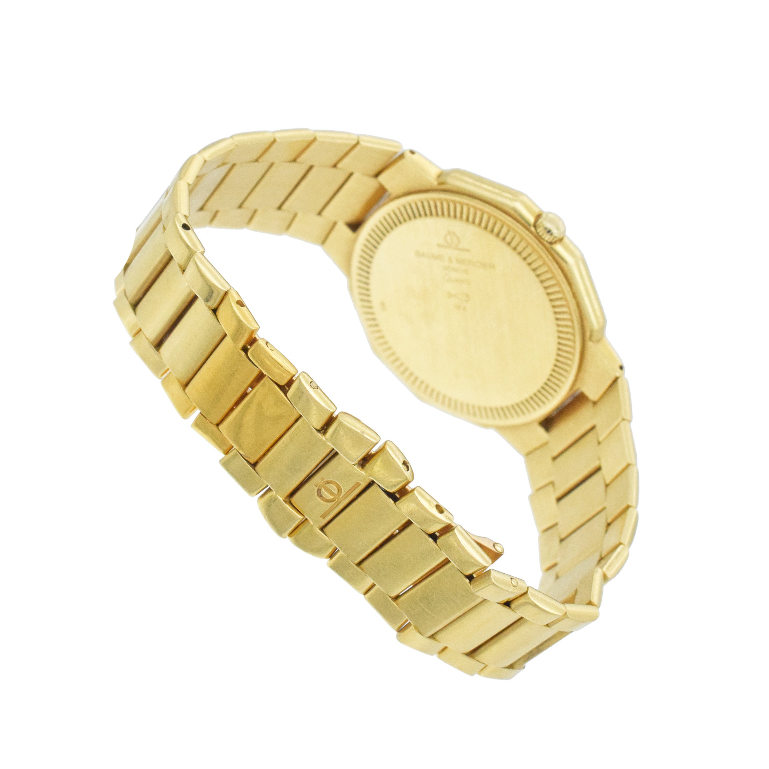 Baume & Mercier Riviera Wrist Watch In 18k Yellow Gold
