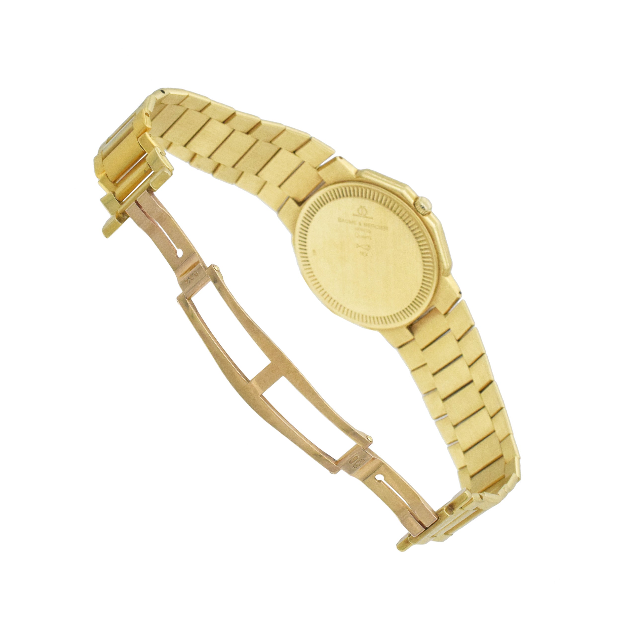 Baume & Mercier Riviera Wrist Watch In 18k Yellow Gold