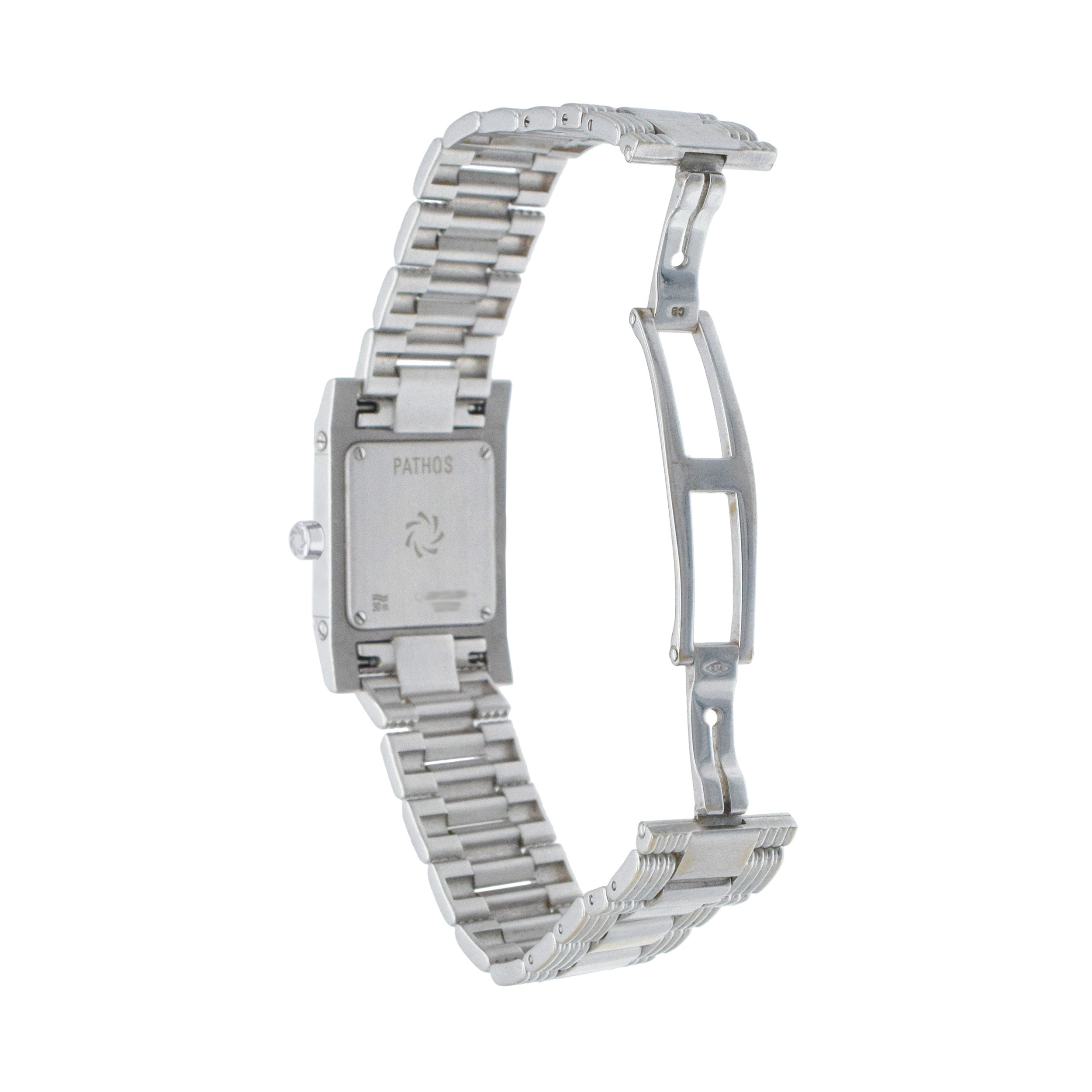 Carl F. Bucherer Pathos Midi Ladies Diamond Wrist Watch In 18k White Gold