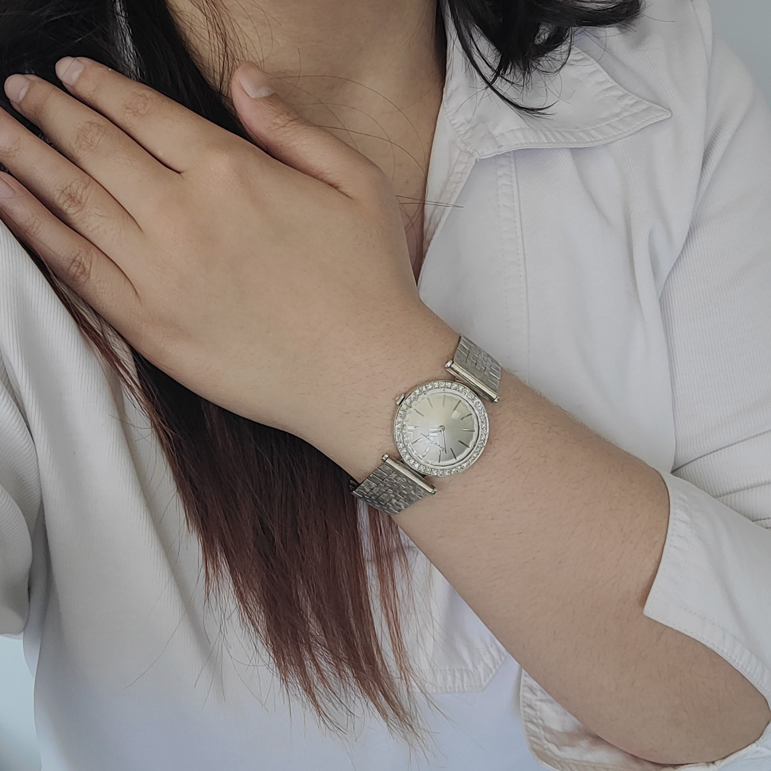 Girard - Perregaux Diamond Watch In 14k White Gold