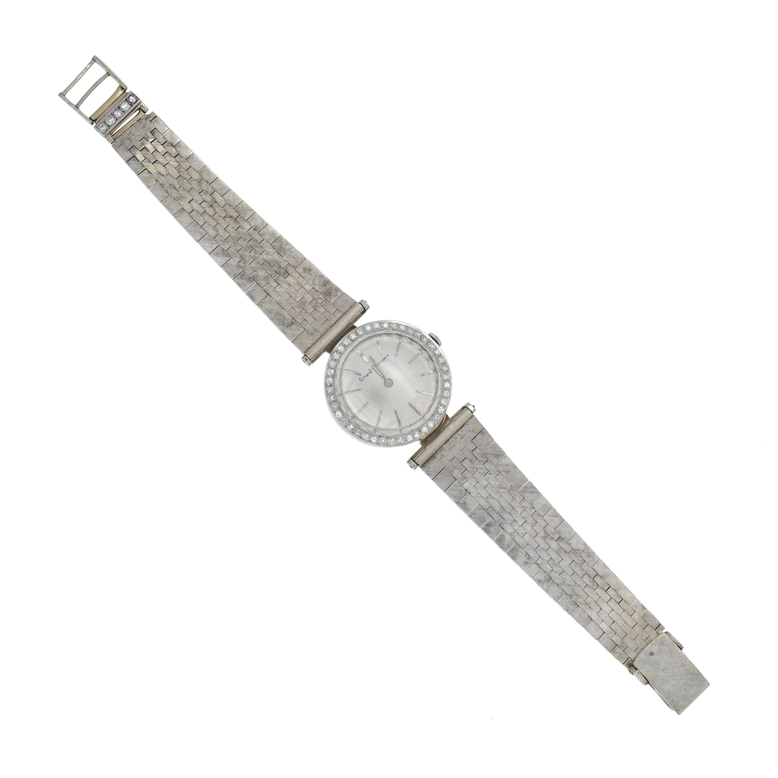 Girard - Perregaux Diamond Watch In 14k White Gold