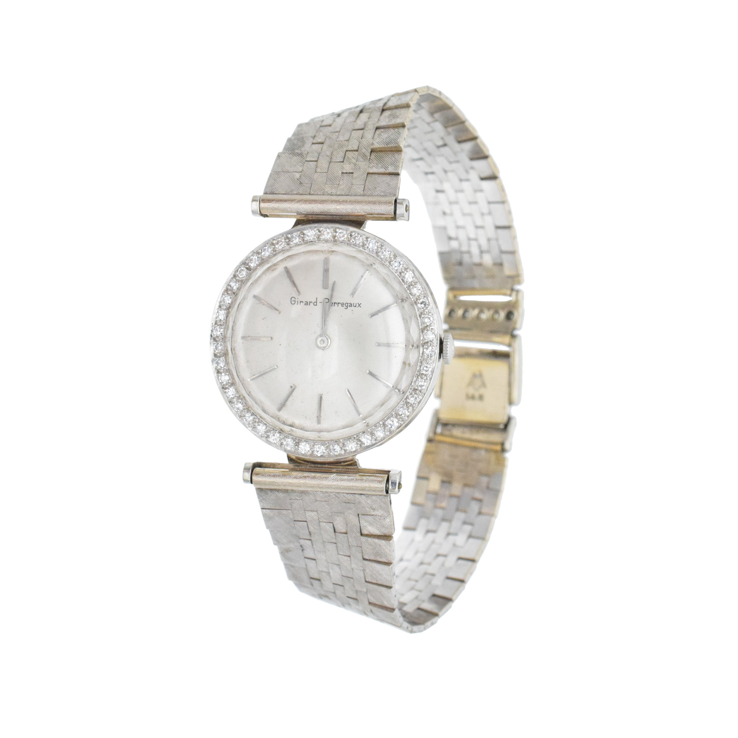 Girard - Perregaux Diamond Watch In 14k White Gold