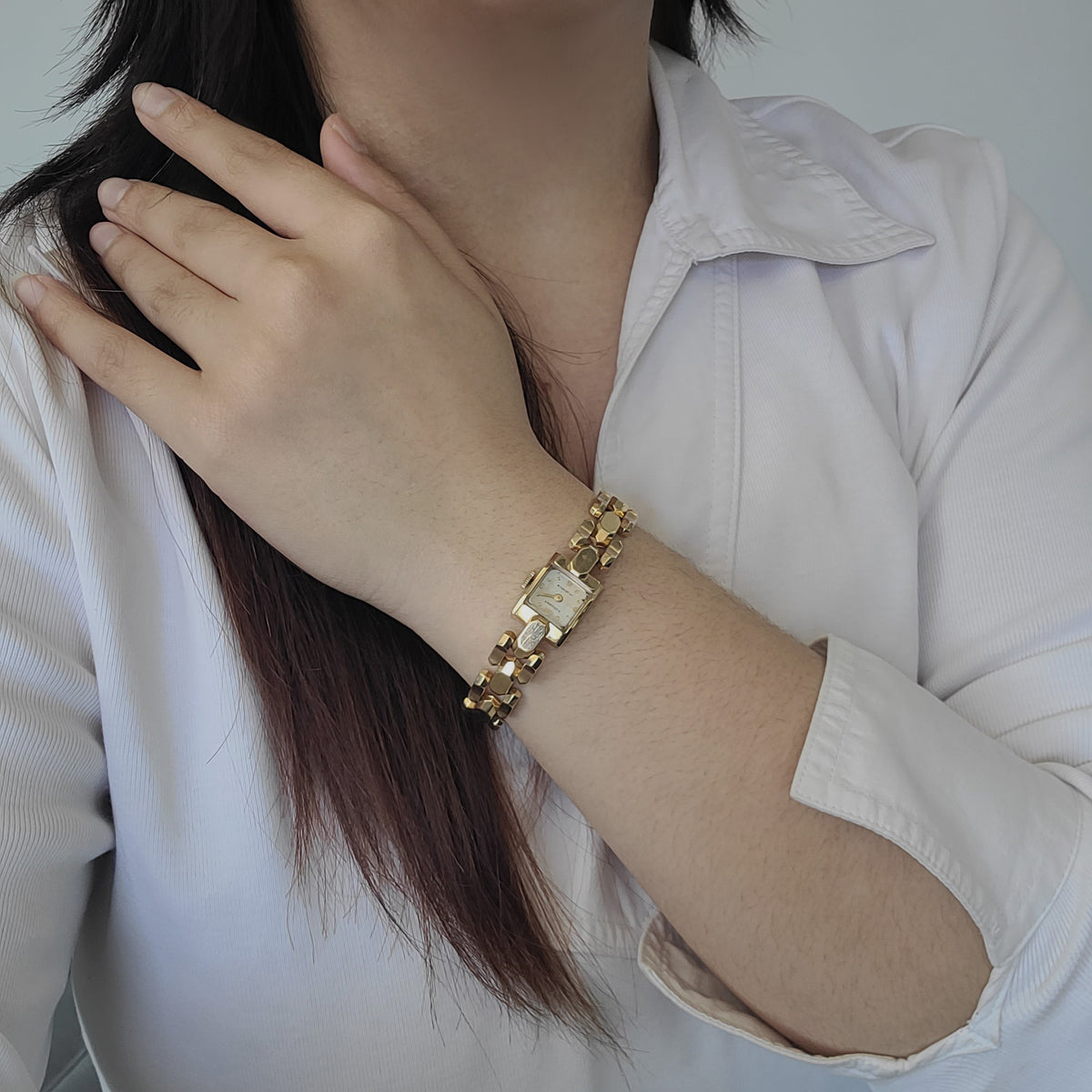 Coronet Vintage 14k Yellow Gold Wrist Watch
