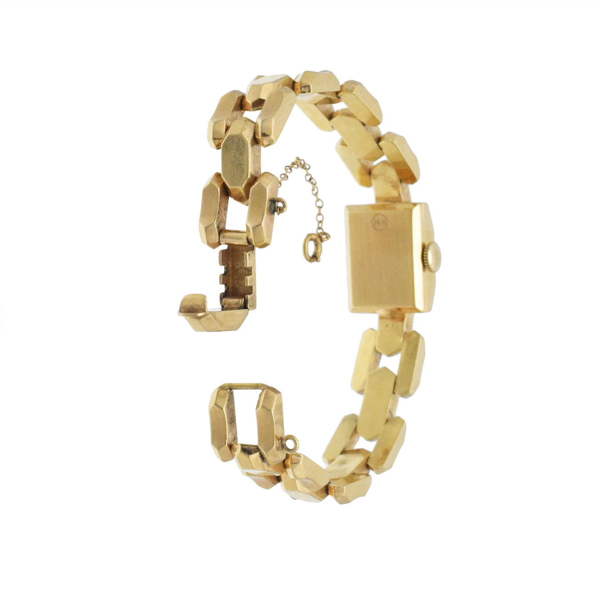 Coronet Vintage 14k Yellow Gold Wrist Watch