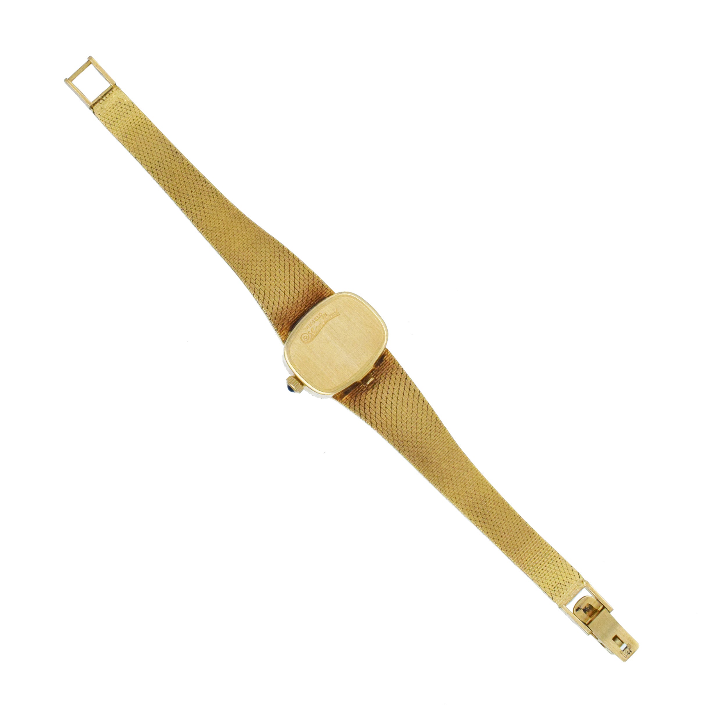 Lucien Piccard Ladies Diamond Wrist Watch In 14k Yellow Gold