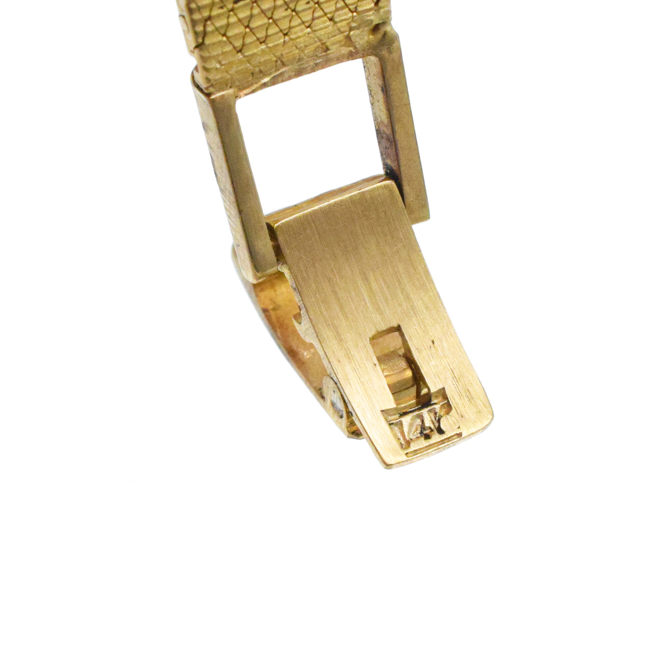 Lucien Piccard Ladies Diamond Wrist Watch In 14k Yellow Gold