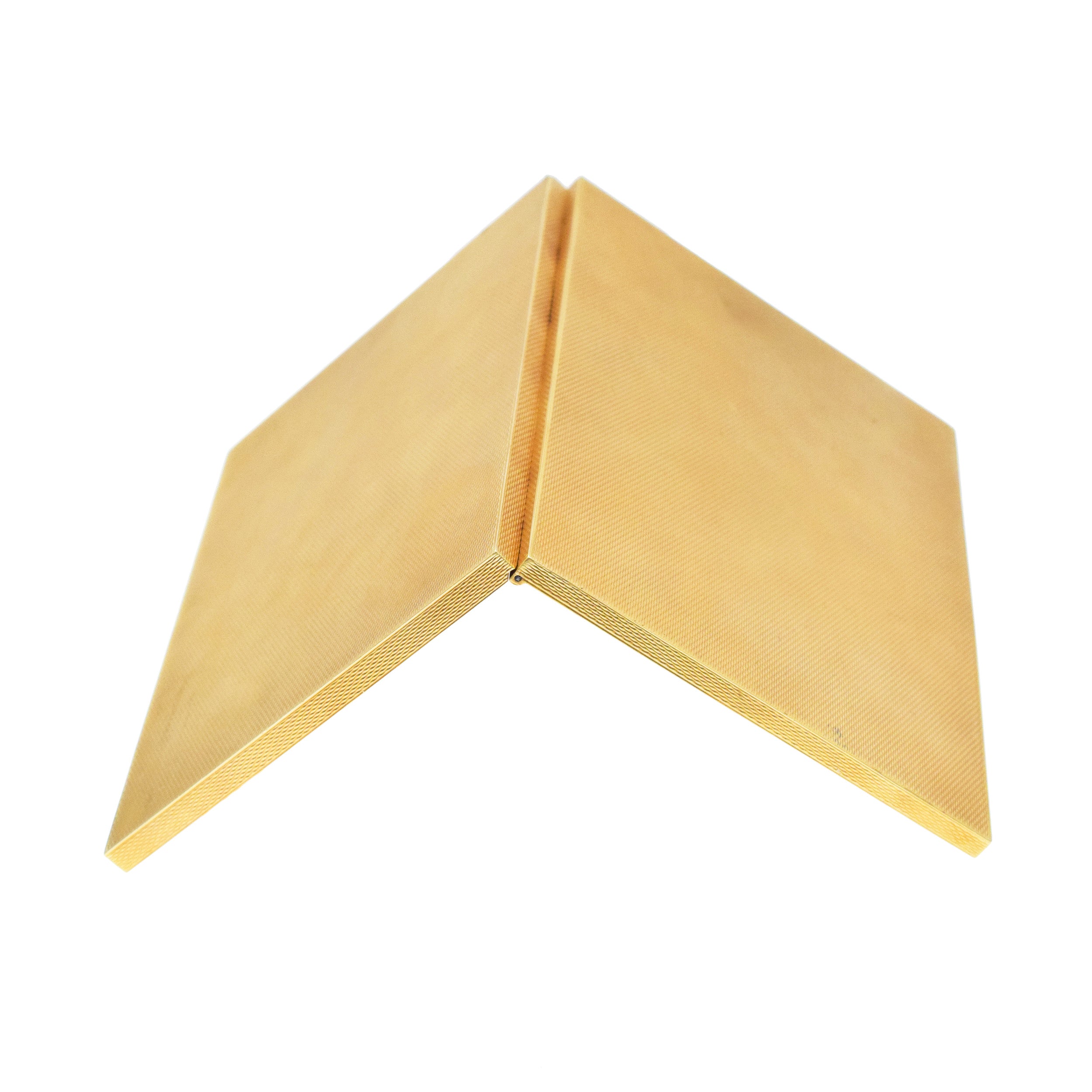 18k Yellow Gold Textured Cigarette Case