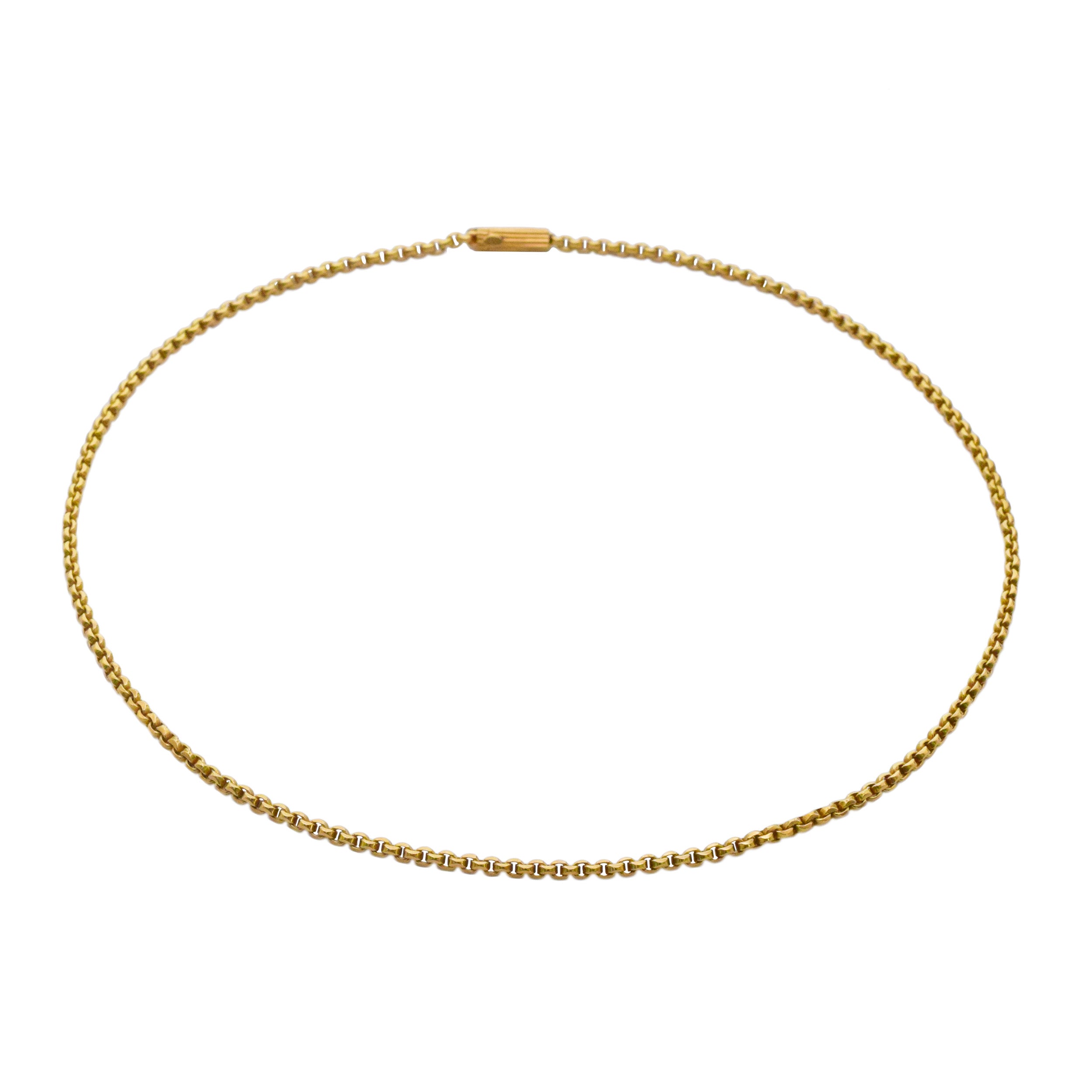 Pery et Fils Vintage 18k Yellow Gold Heavy Link Chain