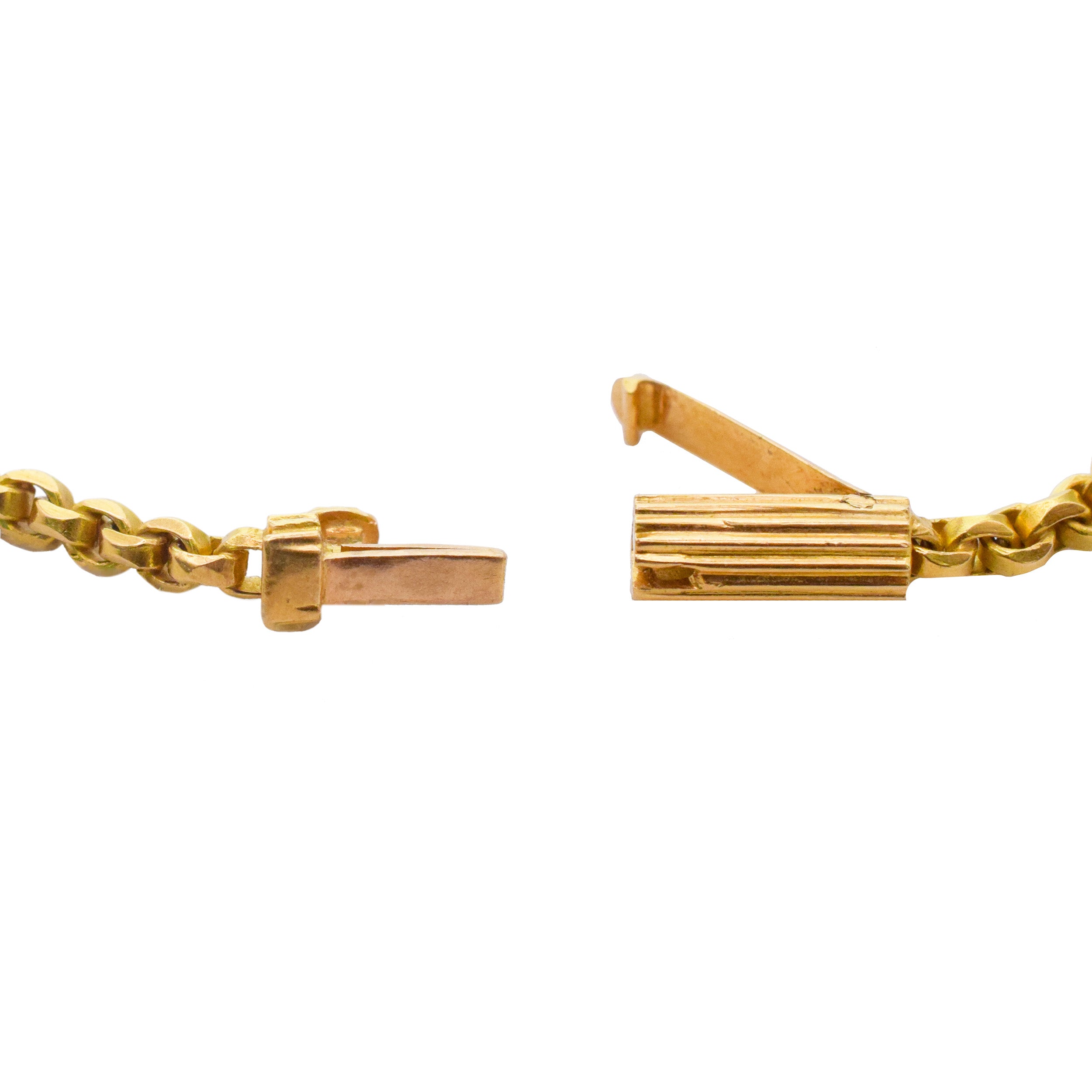 Pery et Fils Vintage 18k Yellow Gold Heavy Link Chain