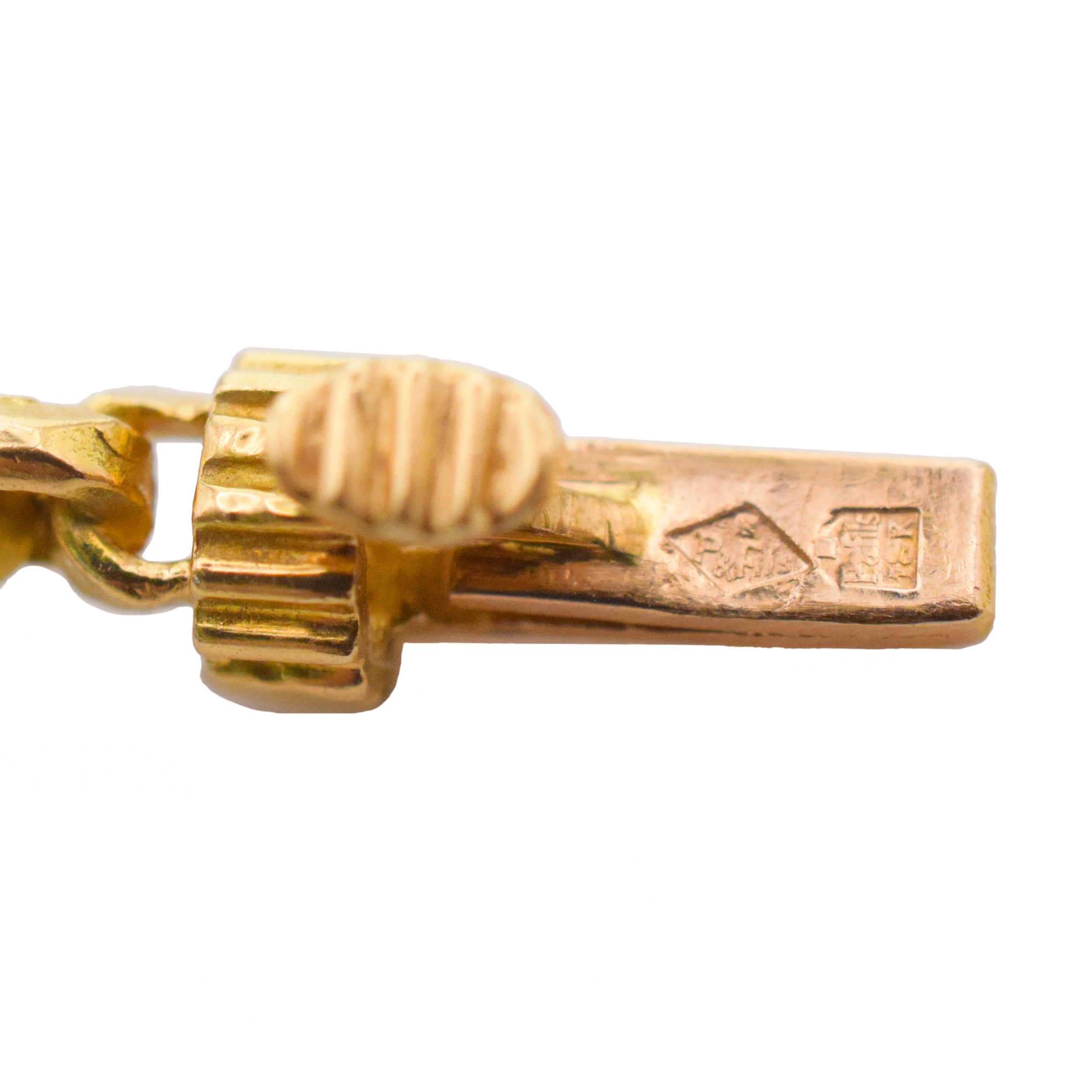 Pery et Fils Vintage 18k Yellow Gold Heavy Link Chain