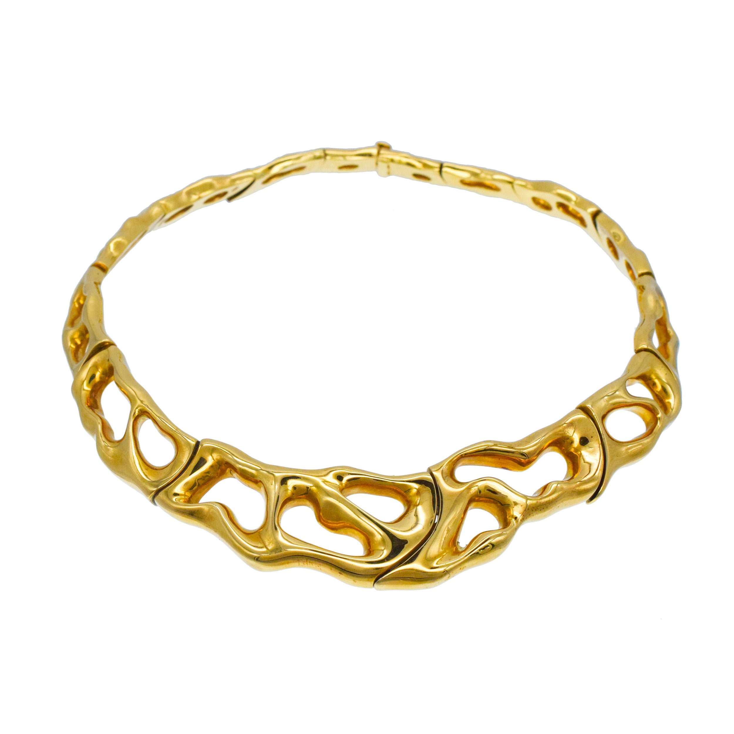 Fabian 18k Yellow Gold Necklace, Bracelet, And Earrings Suite