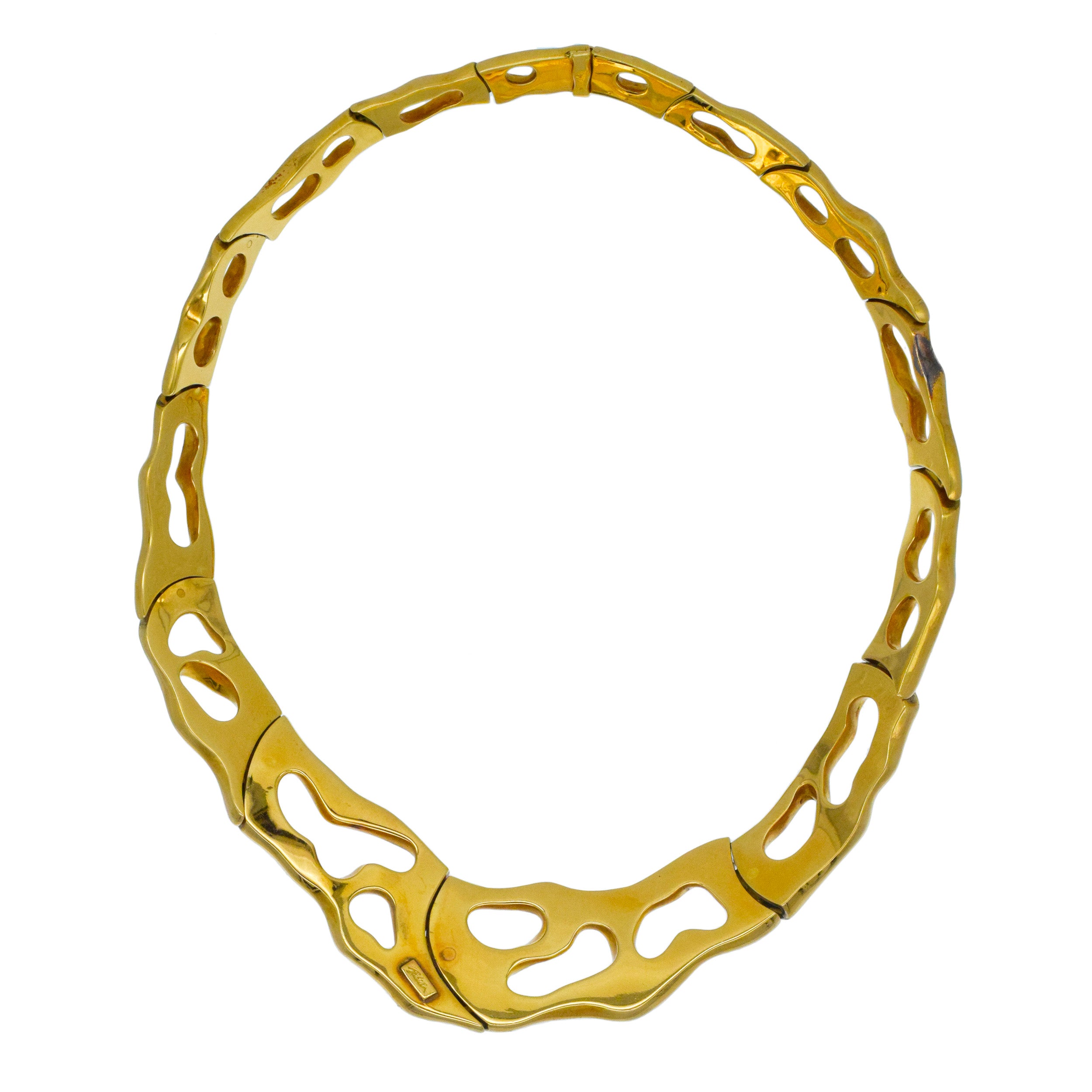 Fabian 18k Yellow Gold Necklace, Bracelet, And Earrings Suite