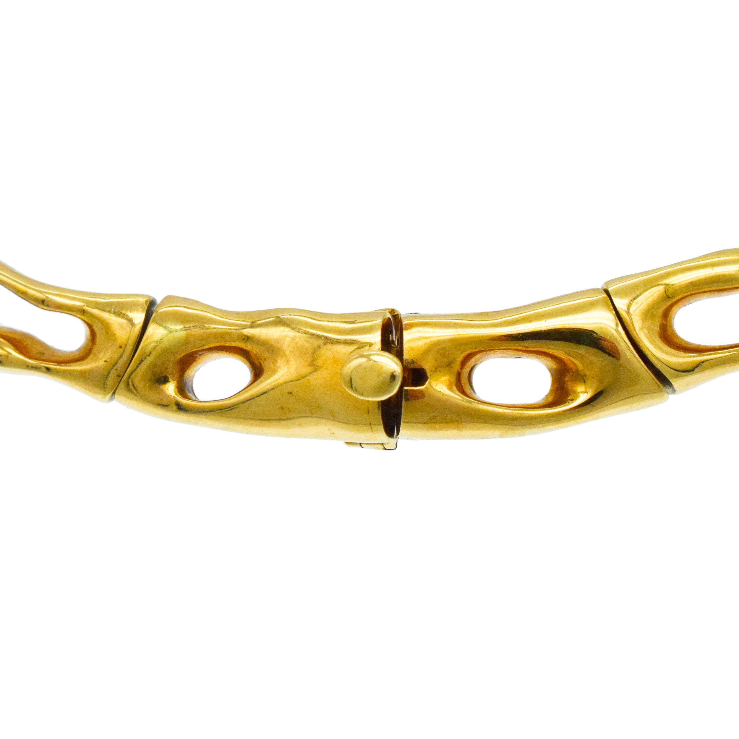 Fabian 18k Yellow Gold Necklace, Bracelet, And Earrings Suite