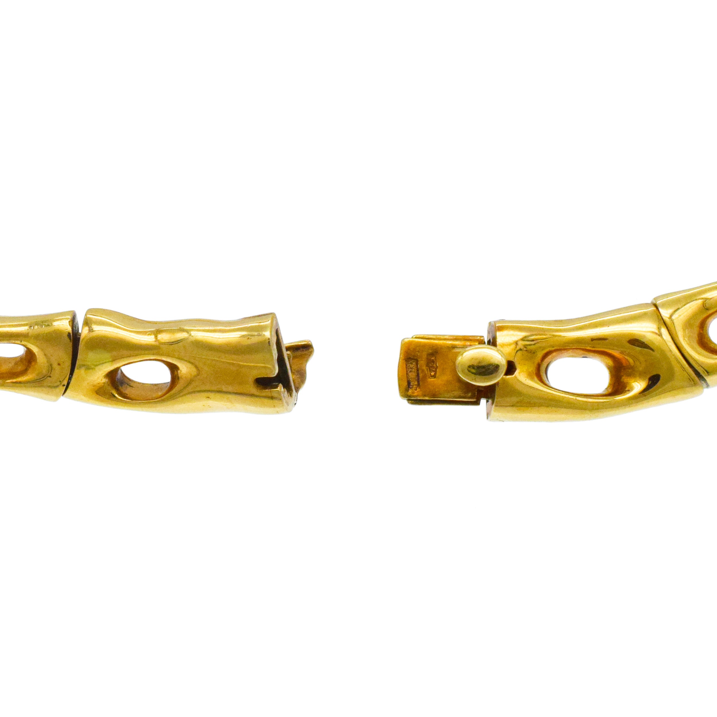 Fabian 18k Yellow Gold Necklace, Bracelet, And Earrings Suite