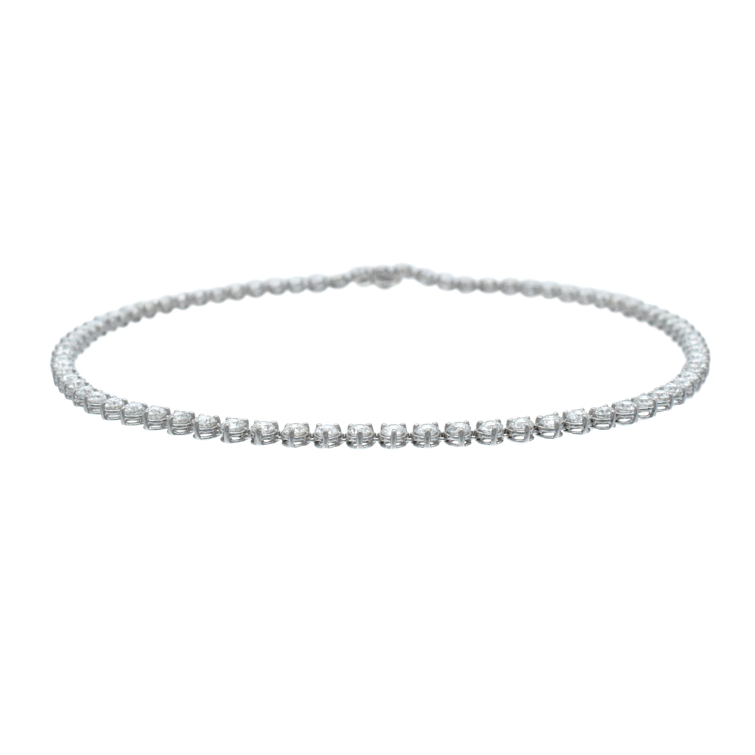 20.0ct Diamond Tennis Necklace In Platinum