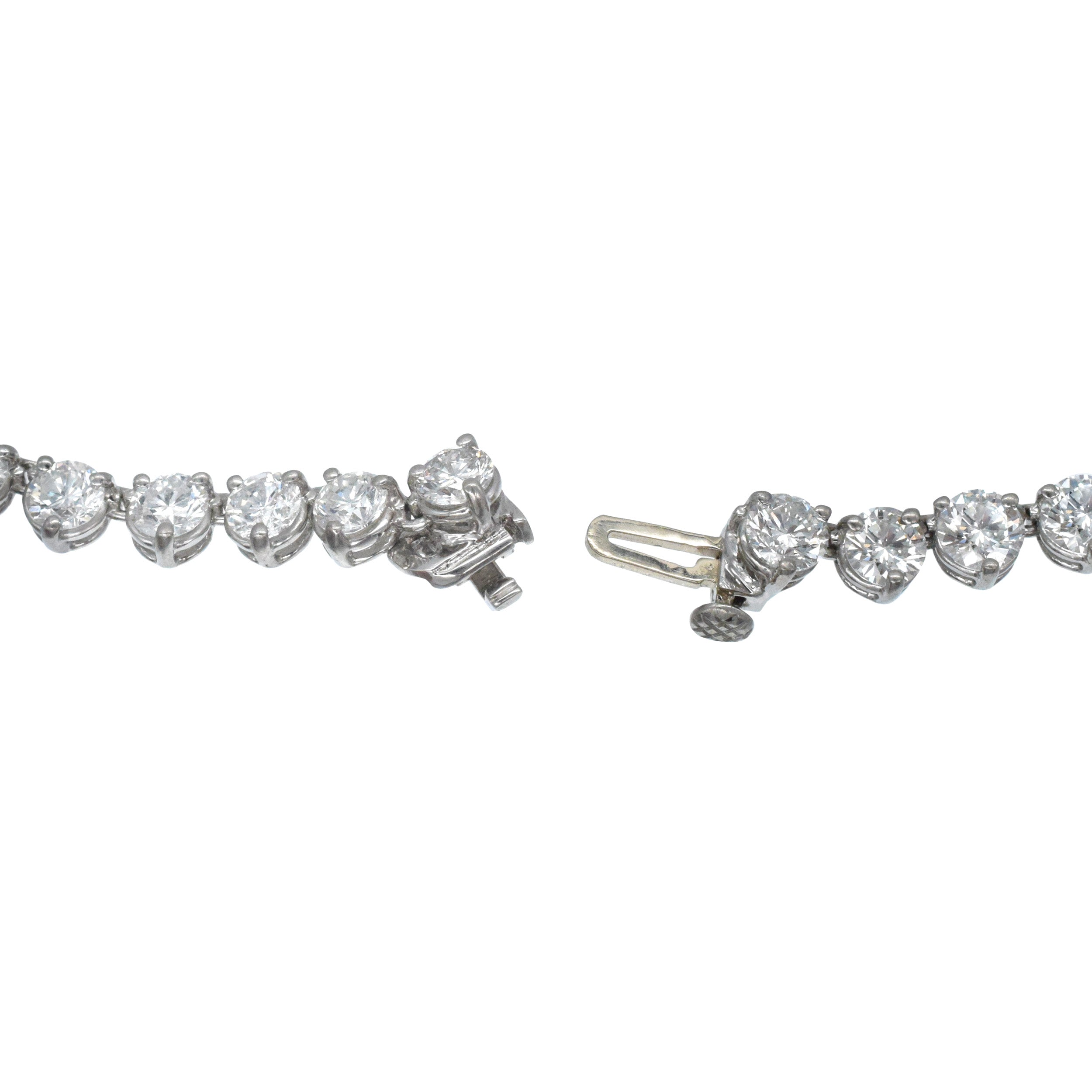 20.0ct Diamond Tennis Necklace In Platinum