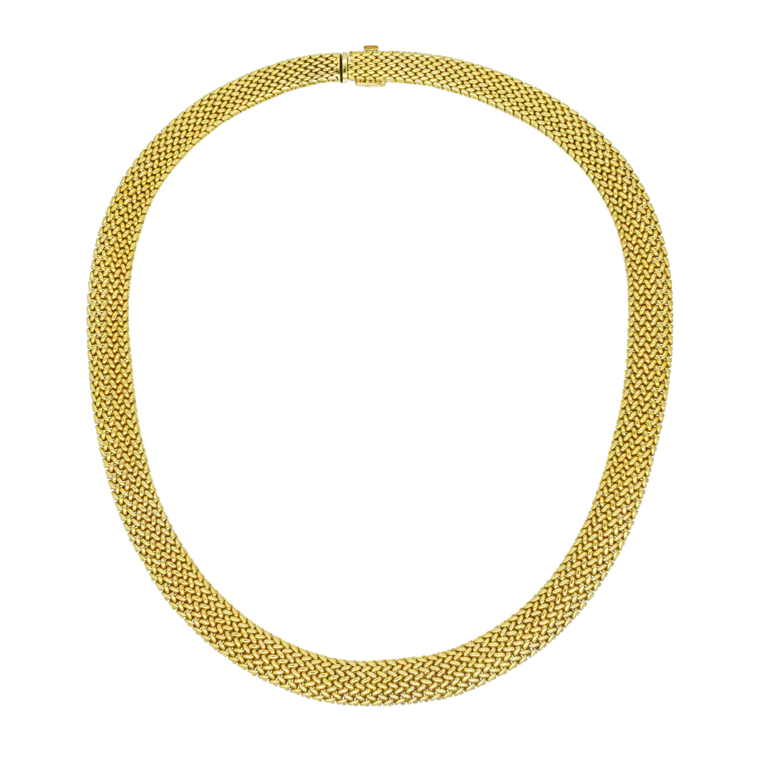 Tiffany & Co. 18k Yellow Gold Woven Necklace
