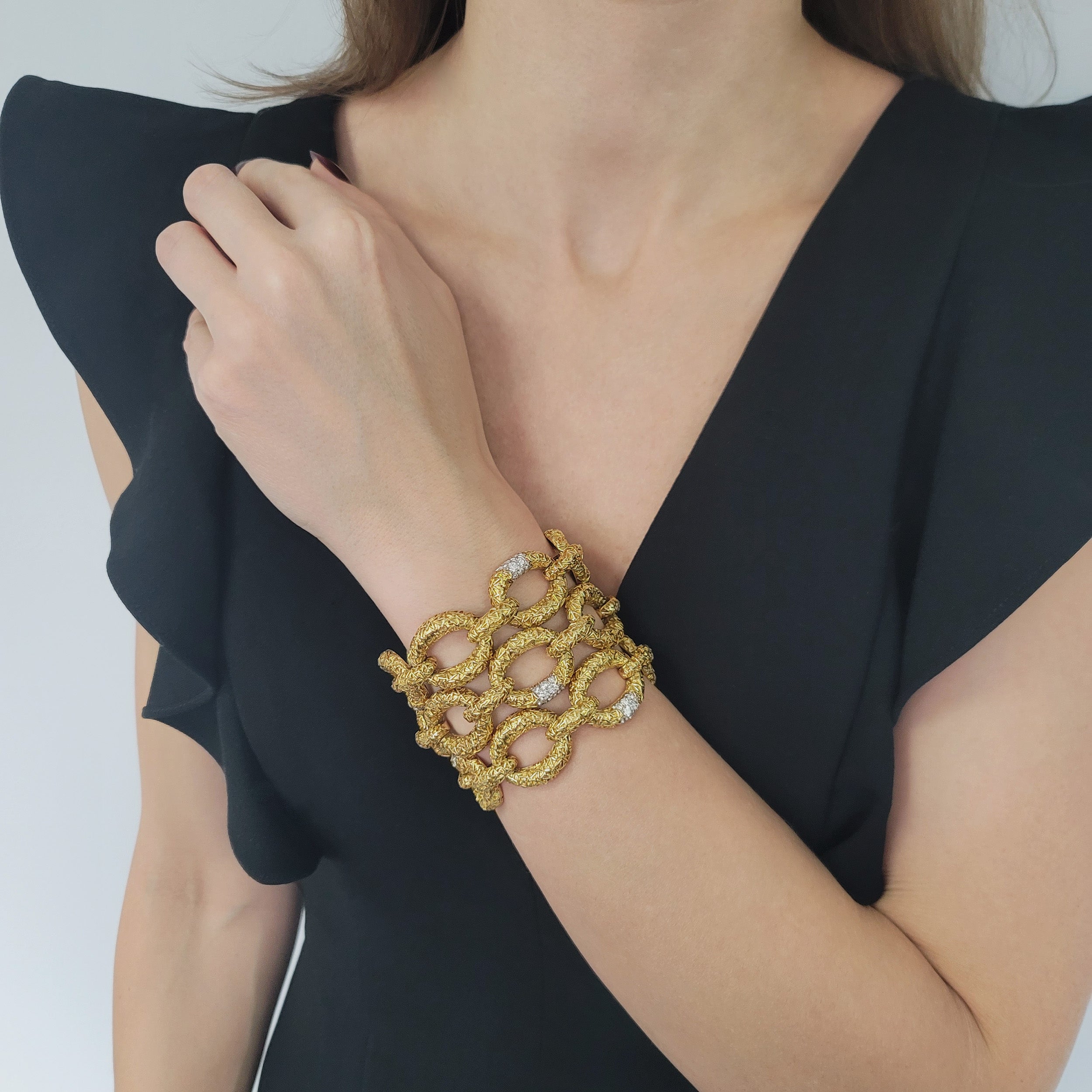 Van Cleef & Arpels 'Chevalerie'  Diamond And 18k Gold Suite