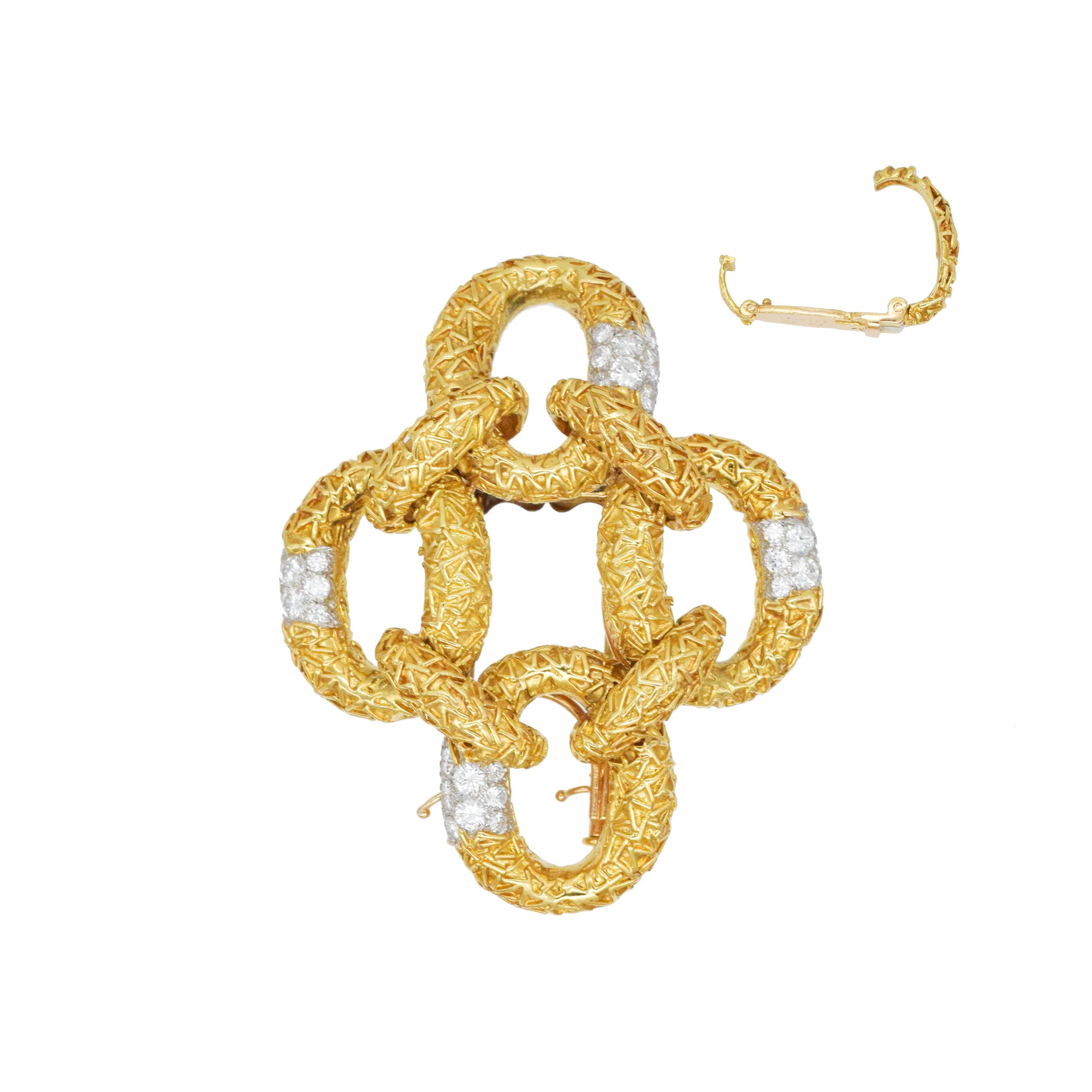 Van Cleef & Arpels 'Chevalerie'  Diamond And 18k Gold Suite