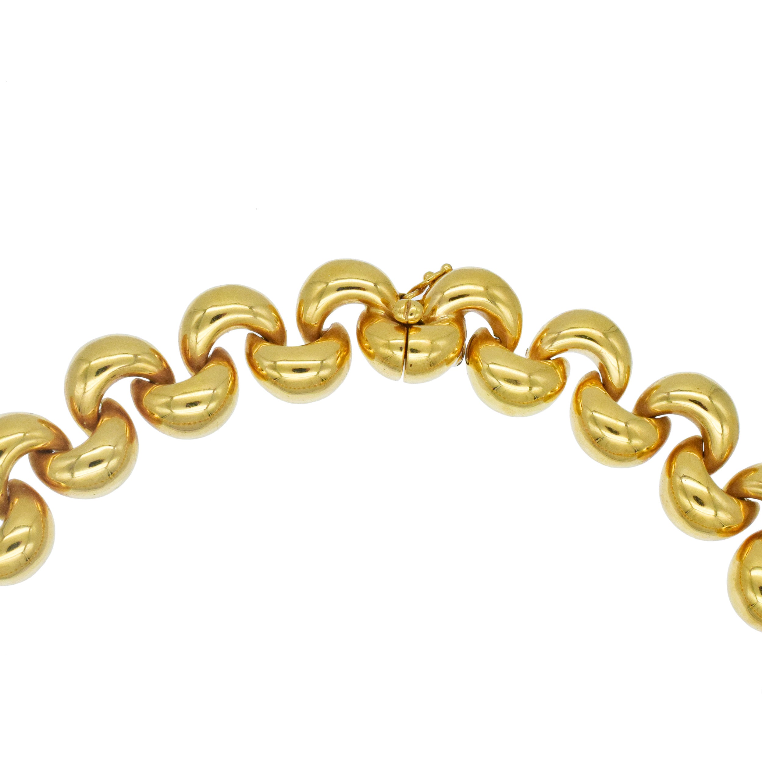 Diamond Choker Necklace In 18k Yellow Gold