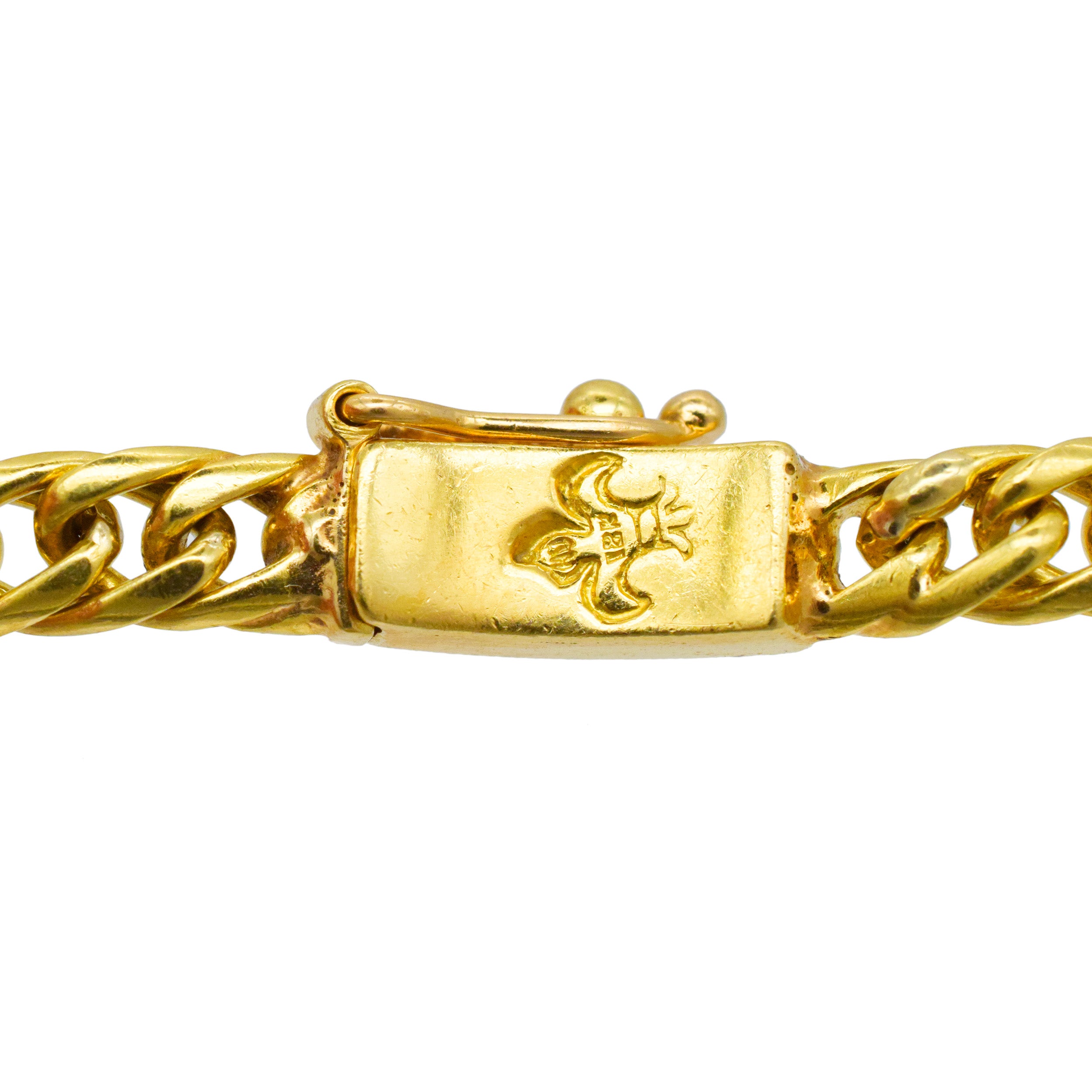Diamond And Gemstone Necklace In 18k Yellow Gold
