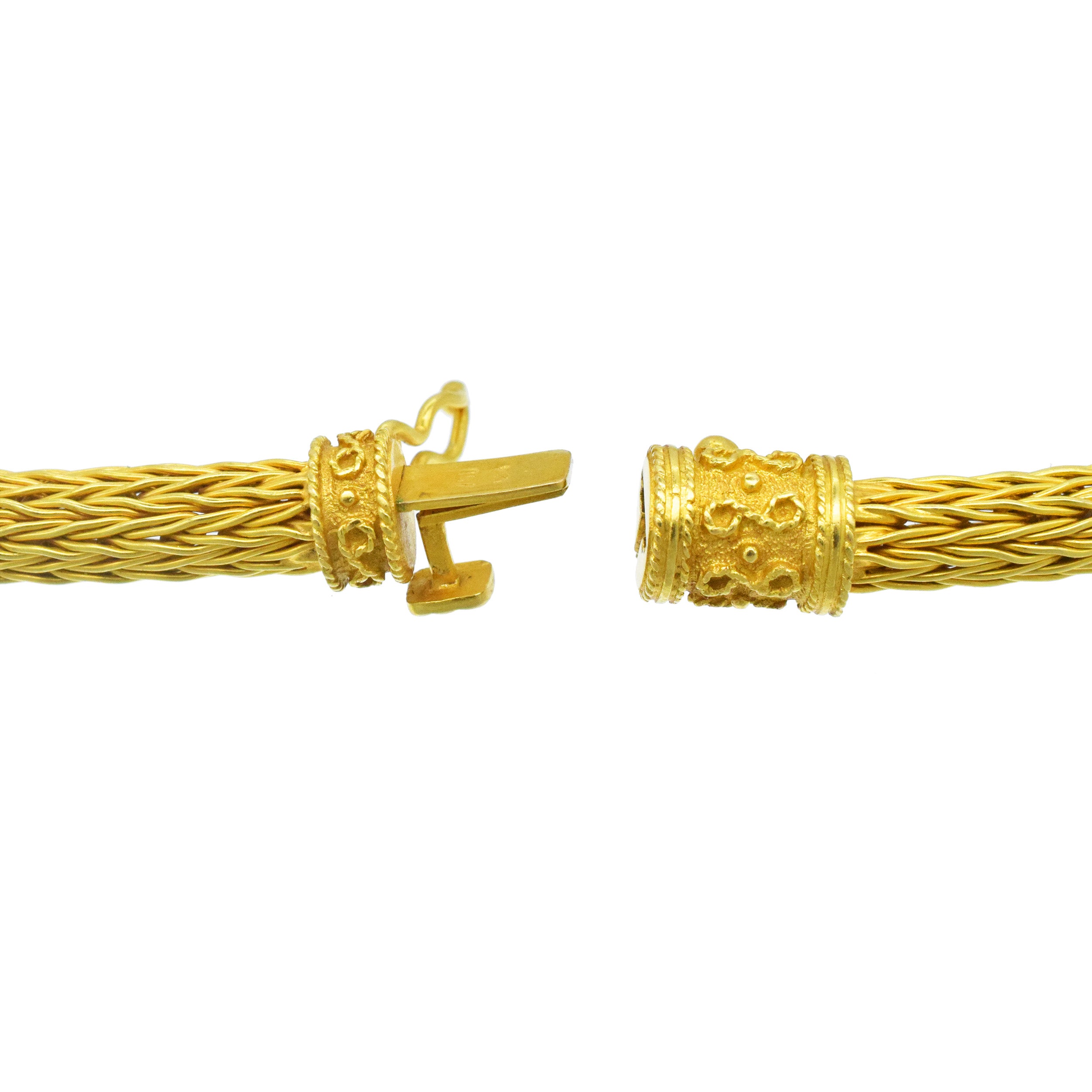 Ram Head Lariat Necklace In 18k Yellow Gold