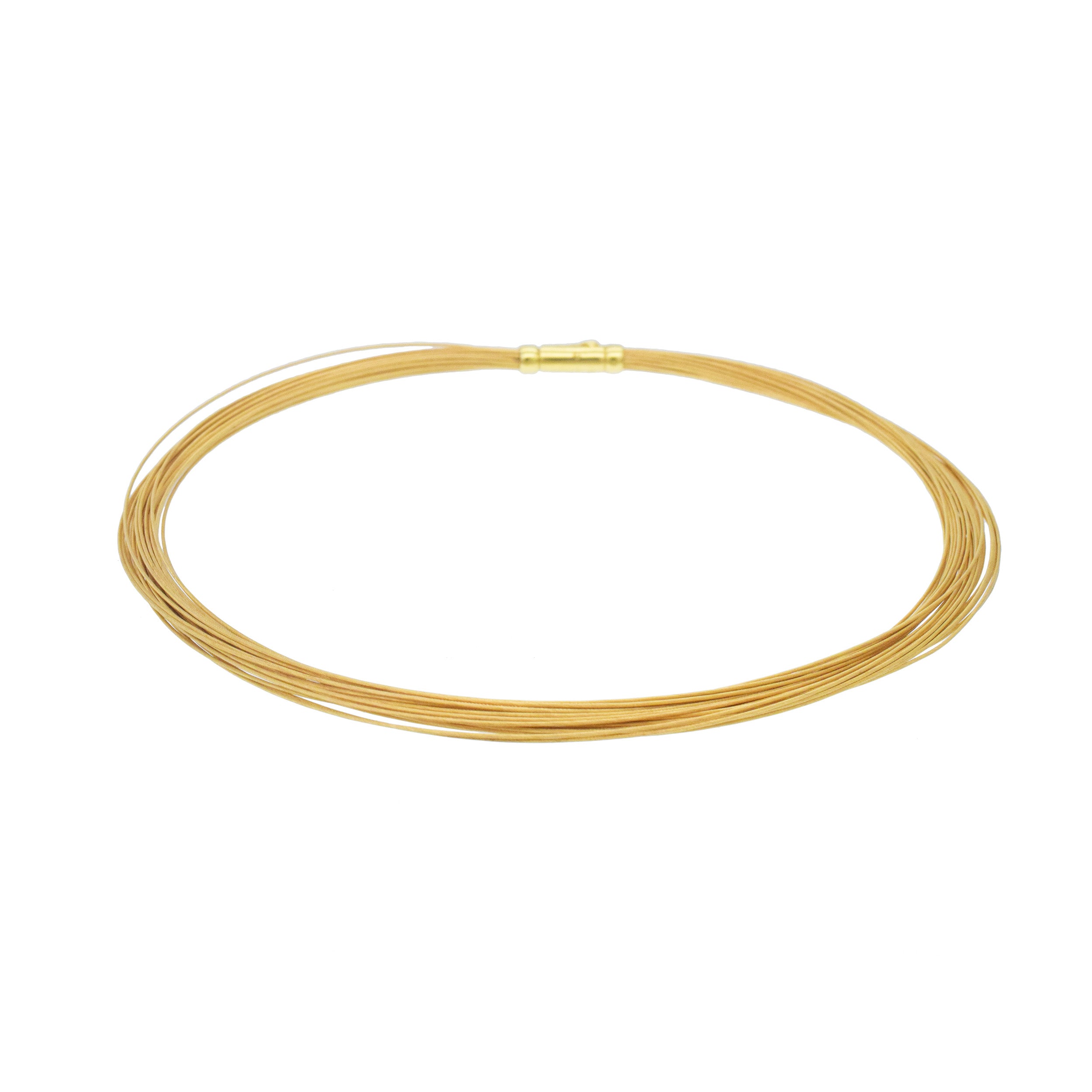 Tiffany & Co. Multi Strand Choker Necklace In 18k Yellow Gold