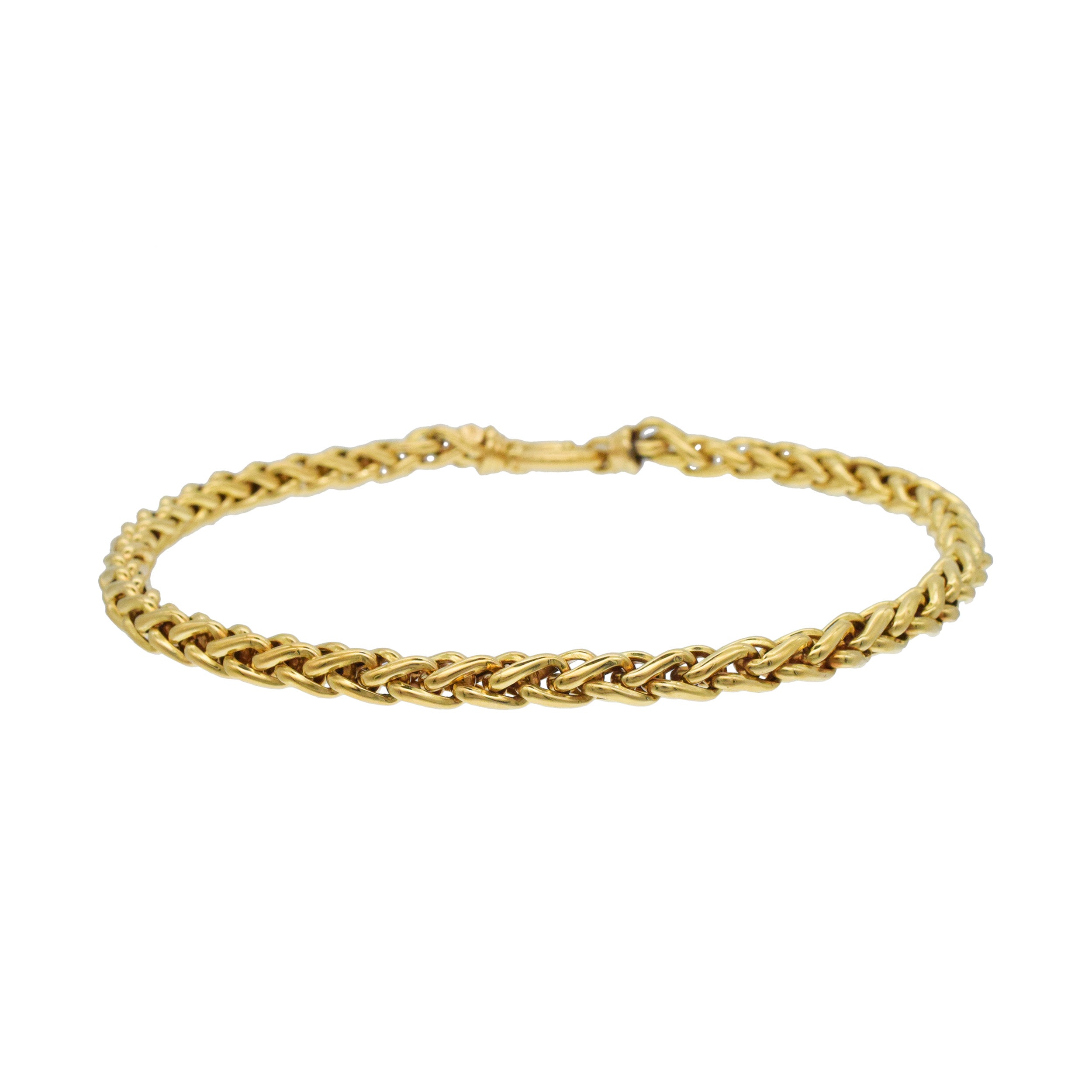 Necklace And Bracelet Suite In 18k Yellow Gold