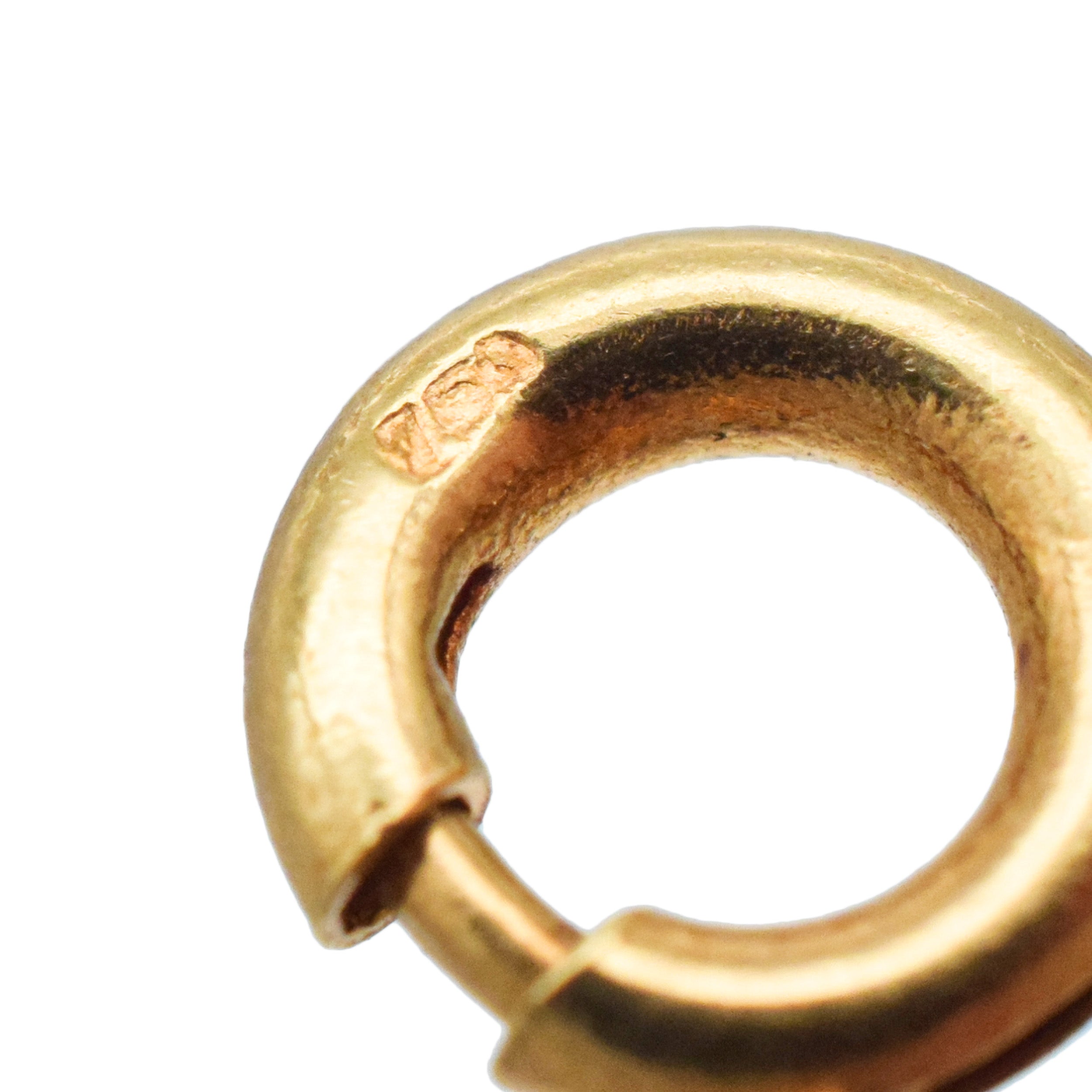 Vintage 20k Yellow Gold Fancy Link Chain