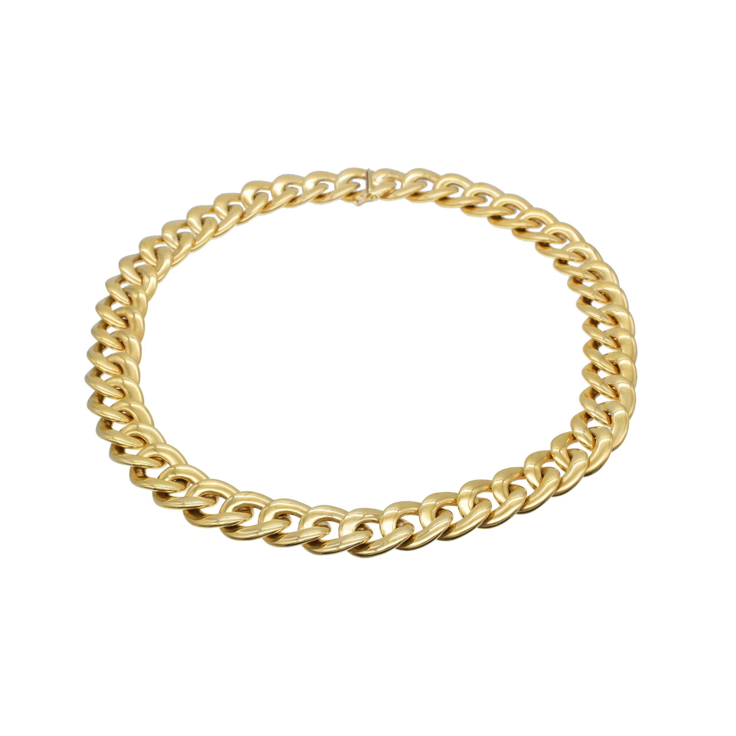 Statement Curb Link Chain In 14k Yellow Gold