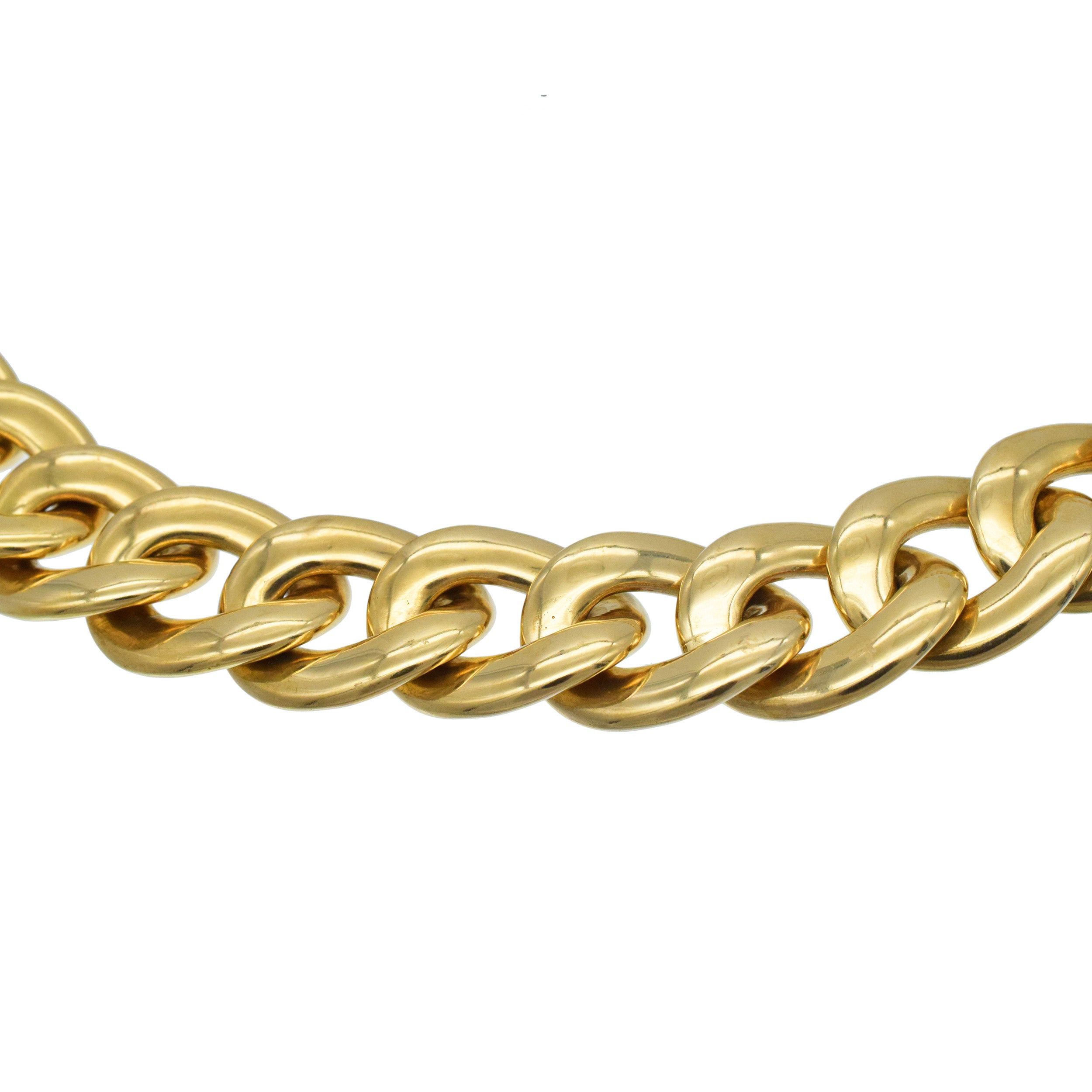 Statement Curb Link Chain In 14k Yellow Gold