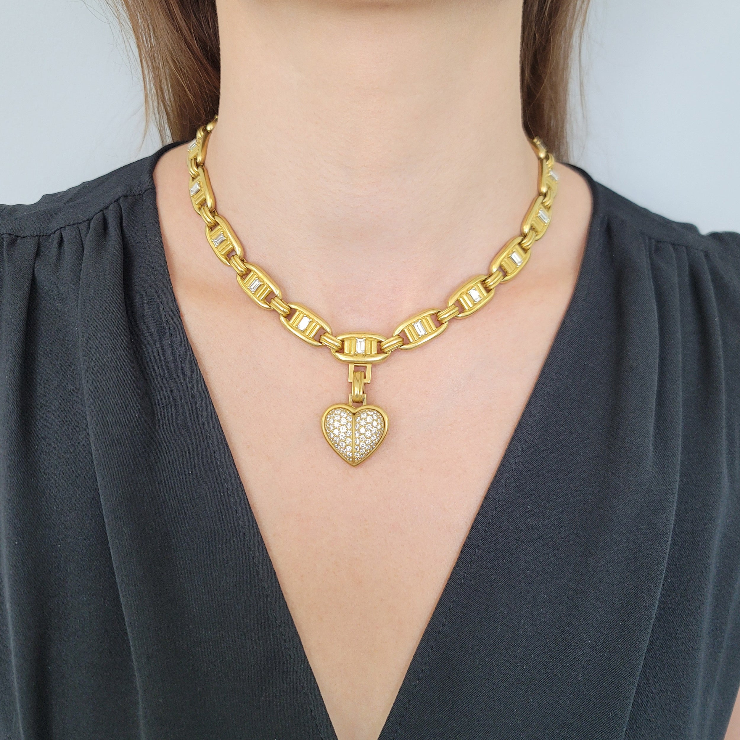 Kieselstein-Cord 18k Yellow Gold And Diamond Necklace