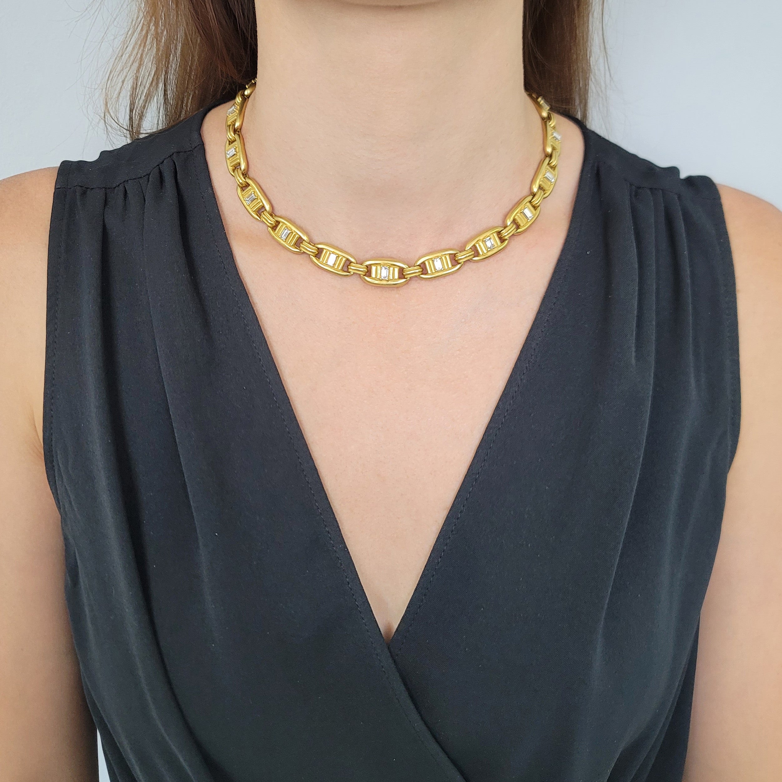 Kieselstein-Cord 18k Yellow Gold And Diamond Necklace
