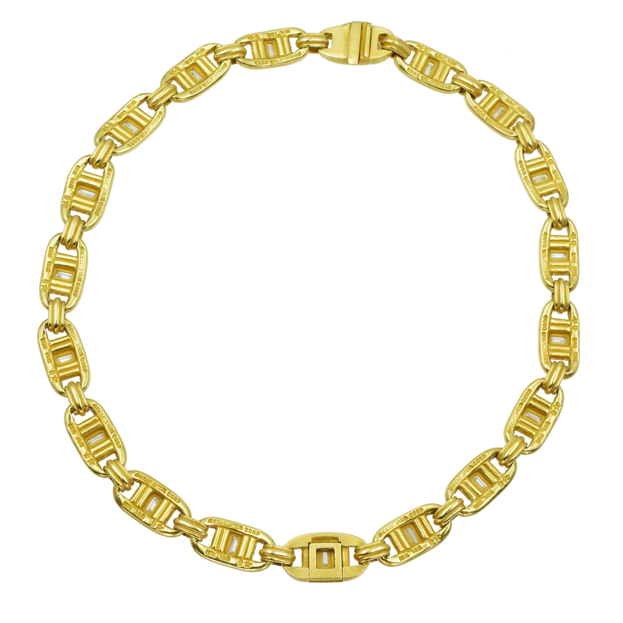 Kieselstein-Cord 18k Yellow Gold And Diamond Necklace