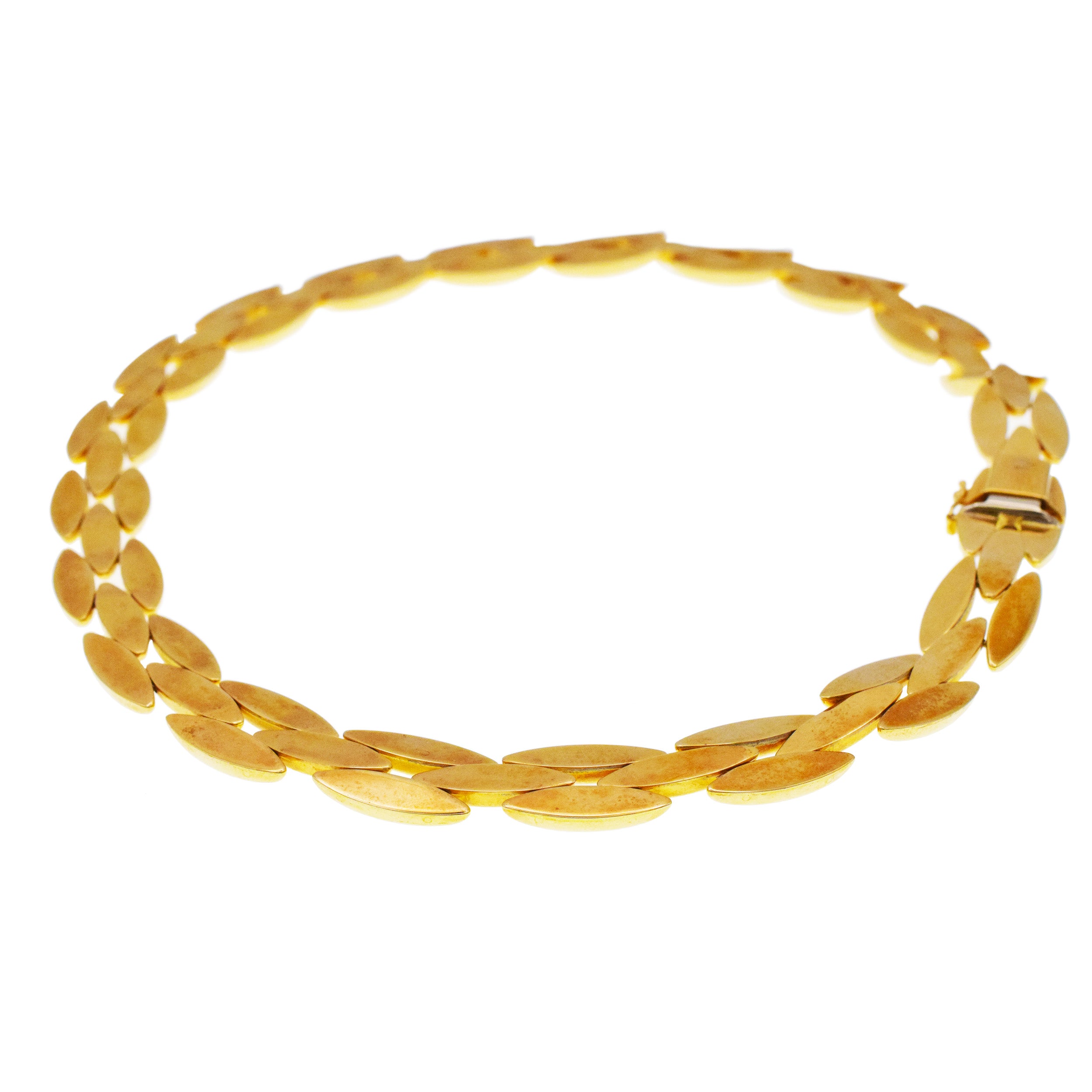 Cartier 'Gentiane' Oval Link Necklace in 18k Yellow Gold
