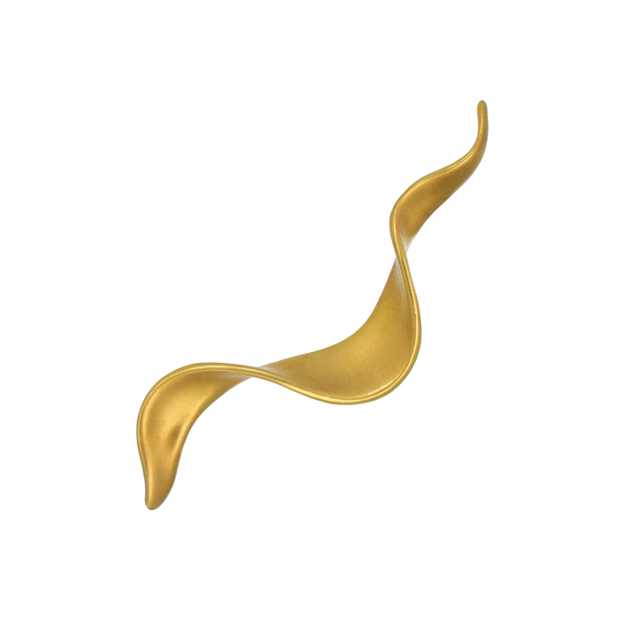 Angela Cummings 18k Yellow Gold Ribbon Brooch