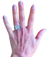Diamond Engagement Ring in platinum.