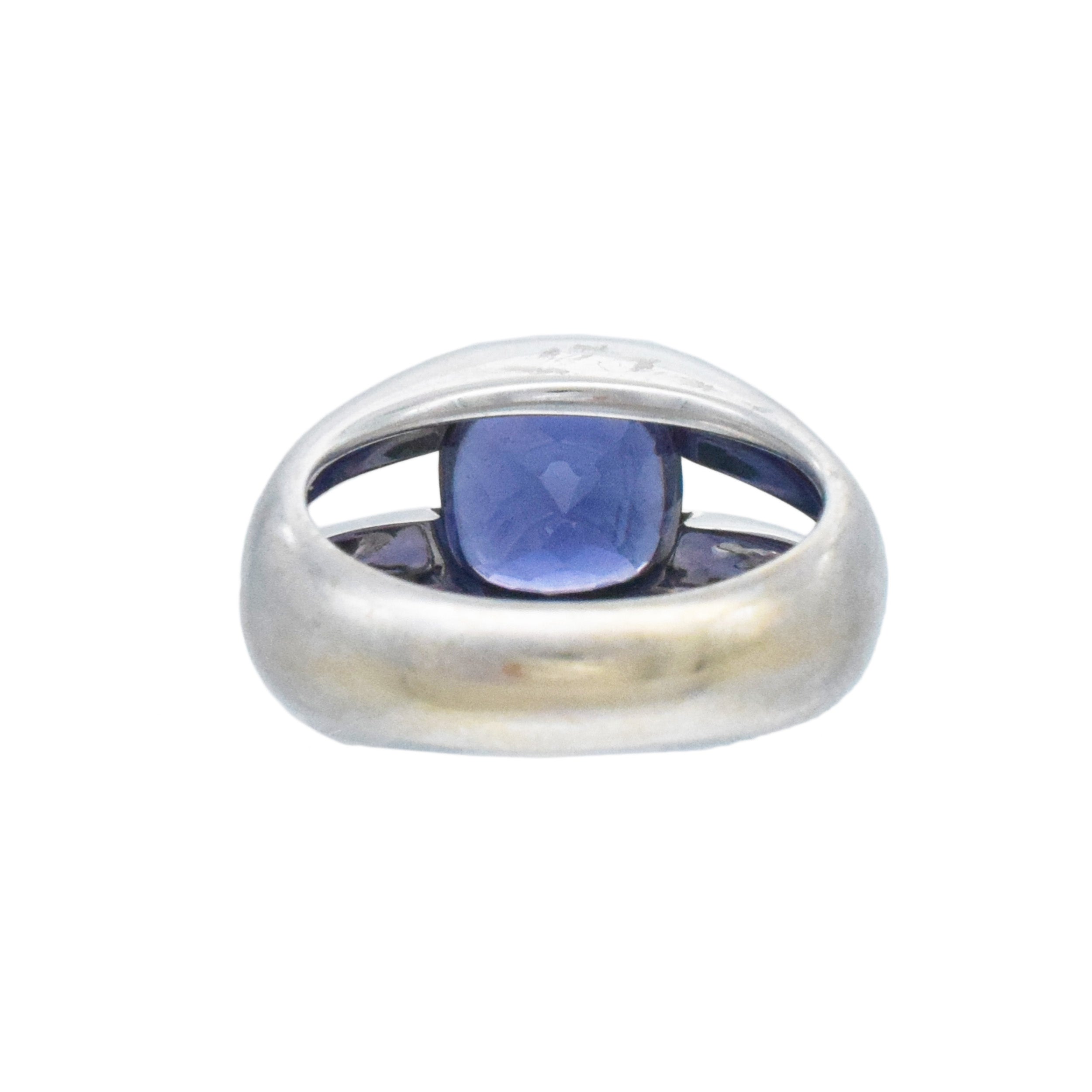 Tiffany & Co. Iolite Solitaire Ring In 18k White Gold