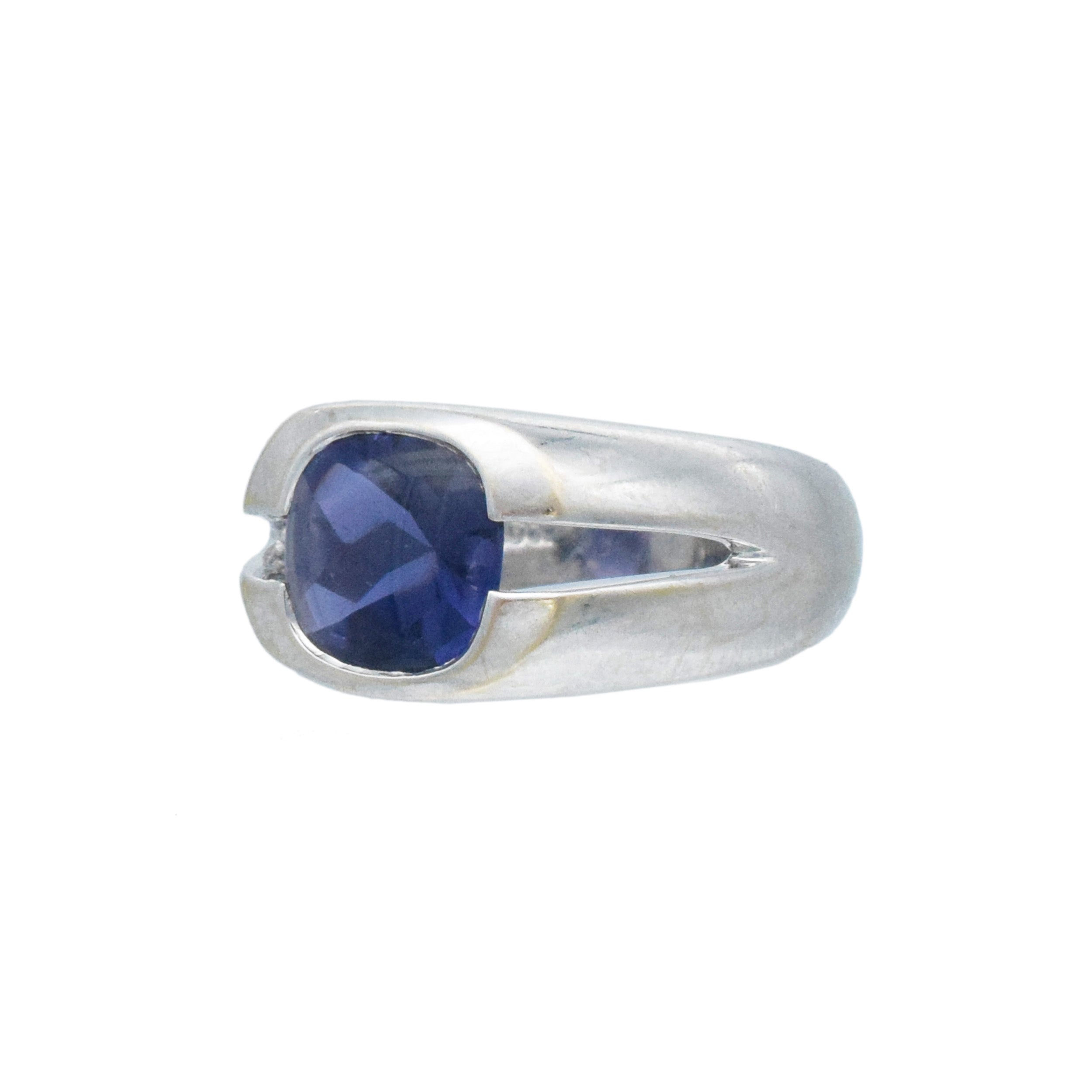 Tiffany & Co. Iolite Solitaire Ring In 18k White Gold