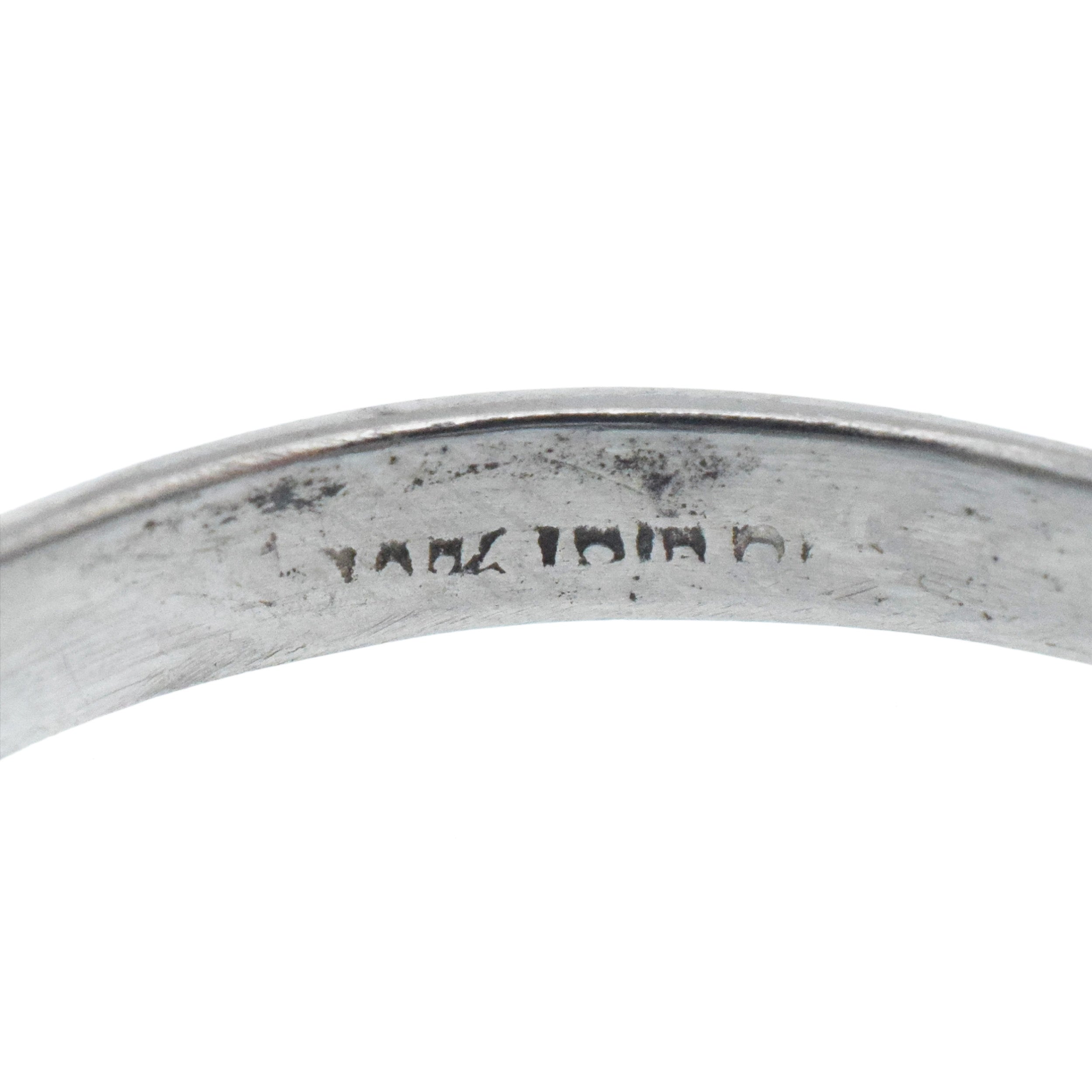 Yin Yang Diamond Ring In Platinum