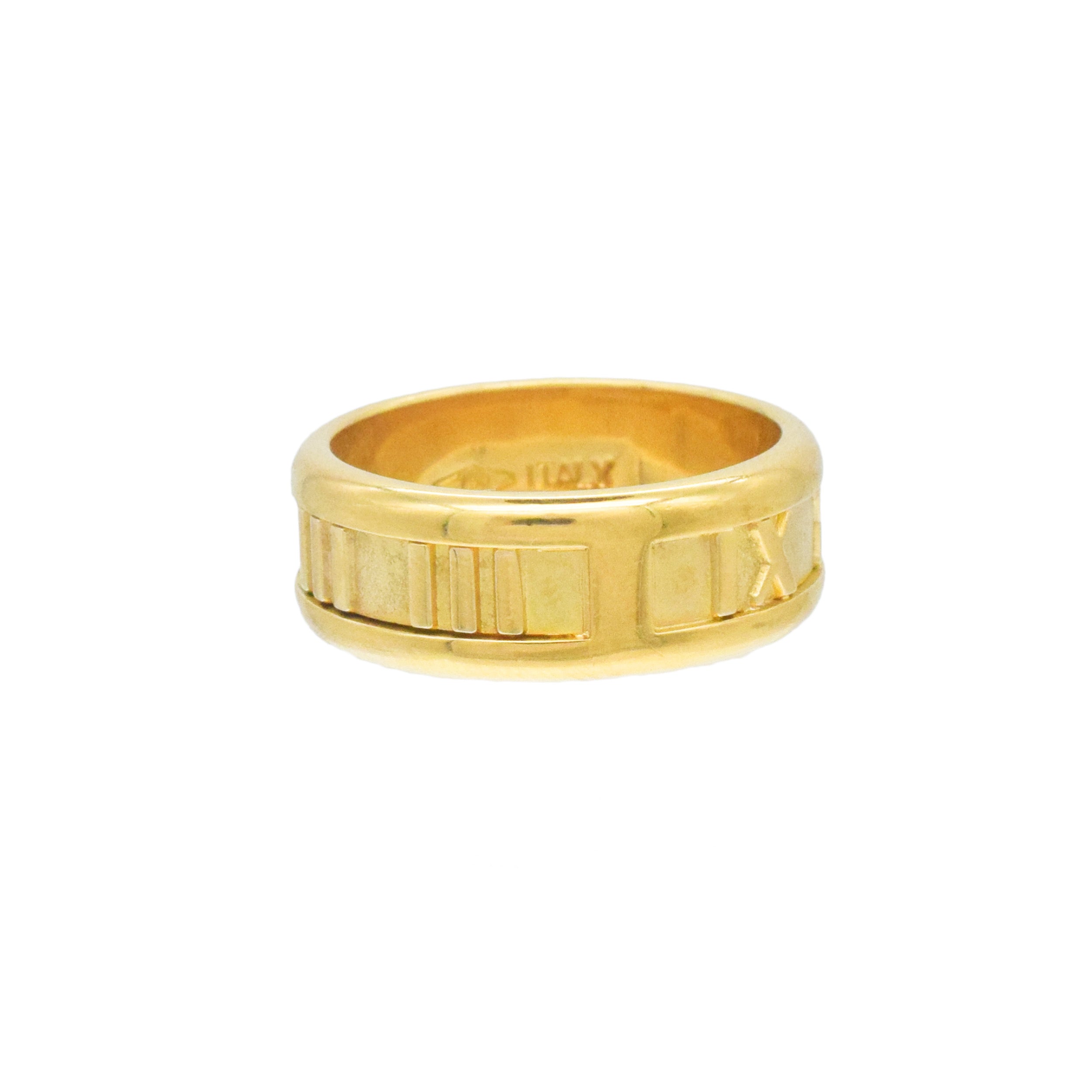 Tiffany & Co. Atlas Ring In 18k Yellow Gold
