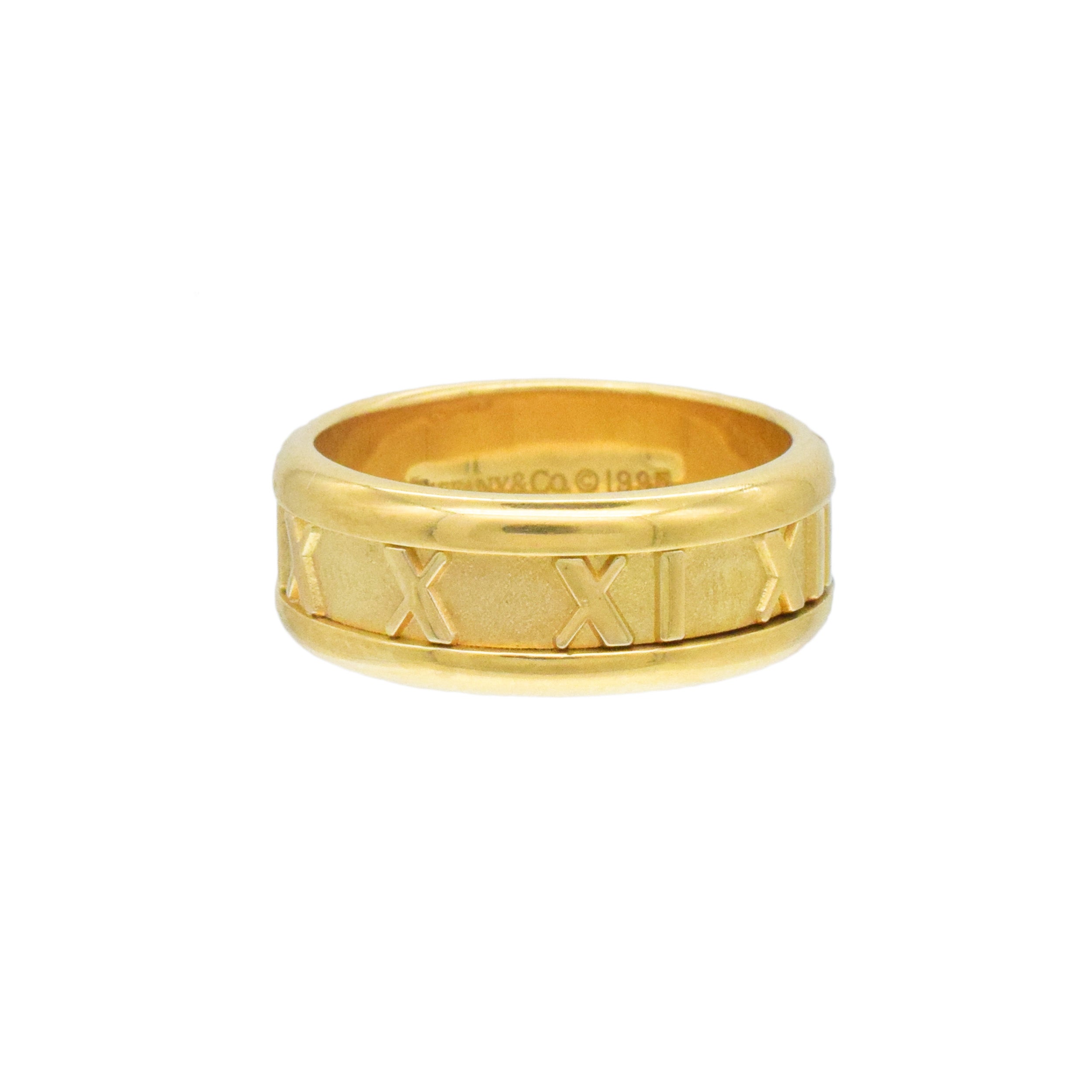 Tiffany & Co. Atlas Ring In 18k Yellow Gold