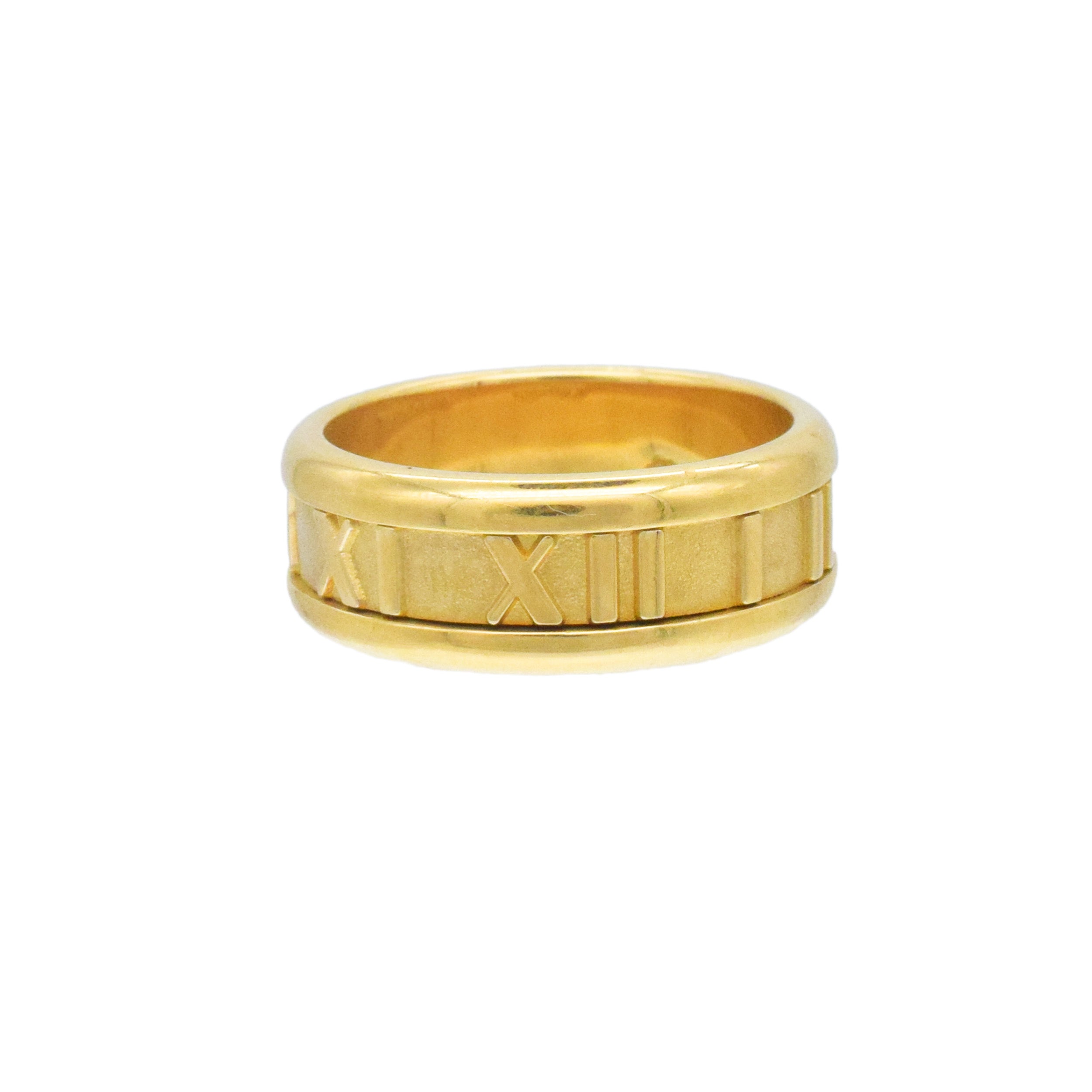 Tiffany & Co. Atlas Ring In 18k Yellow Gold