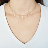 1.06ct Diamond Cross Necklace