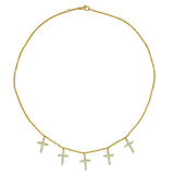 1.06ct Diamond Cross Necklace