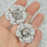 13.30ct Diamond Rose Blossom Earrings
